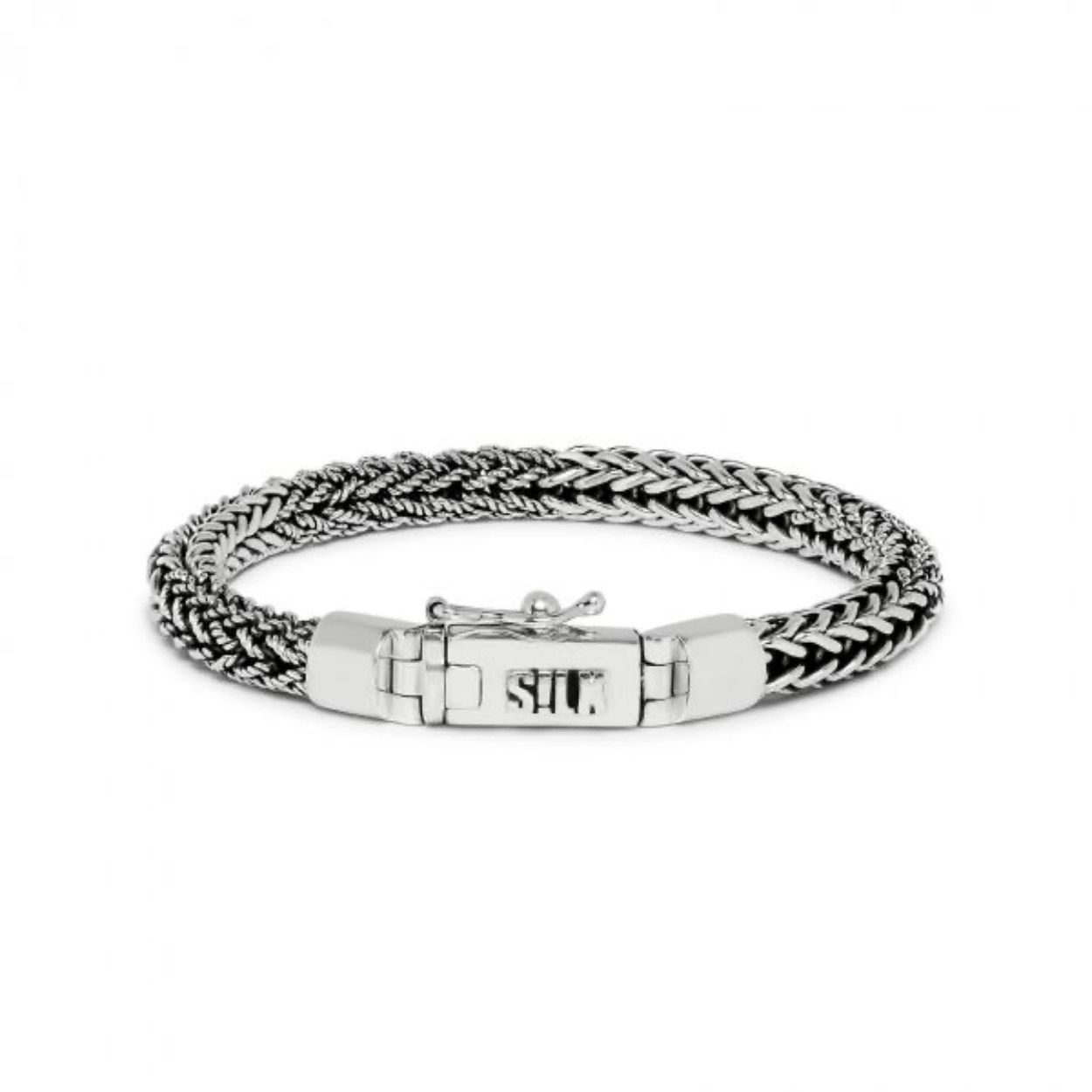 SILK ARMBAND ZILVER
