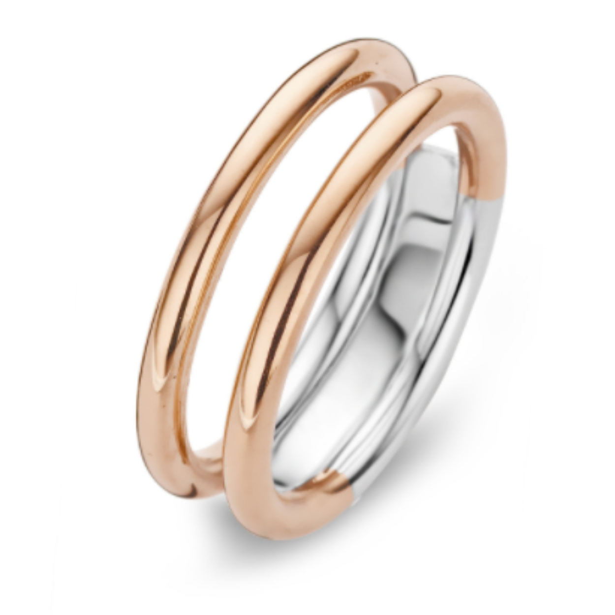 MOMENTS Ring Zilver Rosé Verguld 15047AP/54