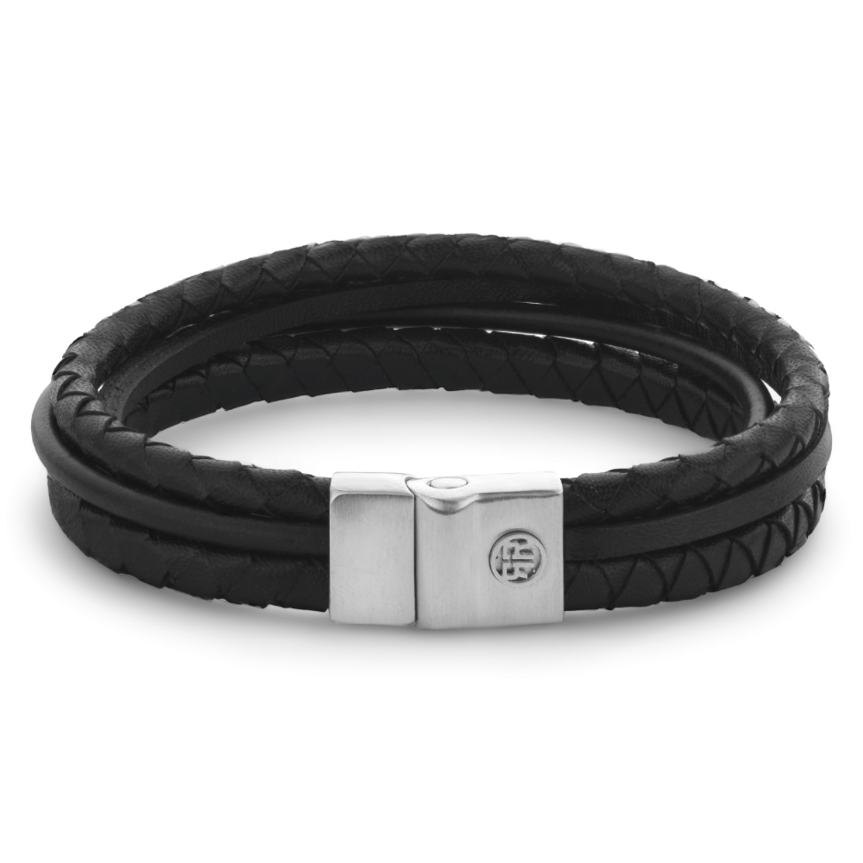 Deze Full Metal Premium armband van Rebel and Rose is een leren armband van 12 mm breed met een sluiting van edelstaal. De armband bestaat uit 4 aparte leersoorten die samenkomen in de sluiting. Het leer is met veel zorg en vakmanschap handmatig gelooid en gevlochten door de ambachtslieden van Rebel and Rose. Het R&R logo is in 3D op de sluiting aangebracht. De unieke (PSR*) sluiting bestaat uit twee delen die perfect in elkaar vallen, zonder dat daar hulpmiddelen als magneten voor nodig zijn. Meet je polsomtrek op en kijk in de maattabel voor de juiste keuze. (*PSR = Push-Slide- Release)


