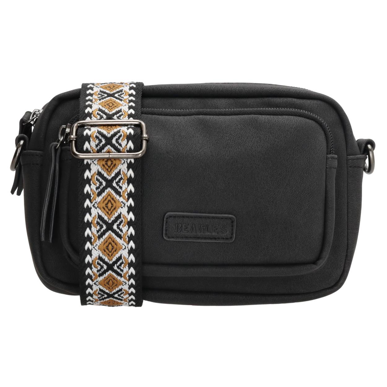 Wow, deze wil je toch hebben! Deze schoudertas is echt de perfecte basic. De tas komt uit de Malaga serie van Beagles. Door het strakke design past de tas overal bij. De te leuke schouderband maakt 'm helemaal af. De schoudertas is ook nog een heel handig, want op de voorzijde zit een telefoonvak. Ideaal dus om te gebruiken. Je shopt de tas in hele mooie, zachte kleuren. Wordt jij ook al helemaal vrolijk van deze mooie schoudertas? 

De eigenschappen van deze schoudertas zijn: 

Hoofdvak met ritssluiting
Telefoonvak en achtervak met ritssluiting
Verstelbare en afneembare schouderband