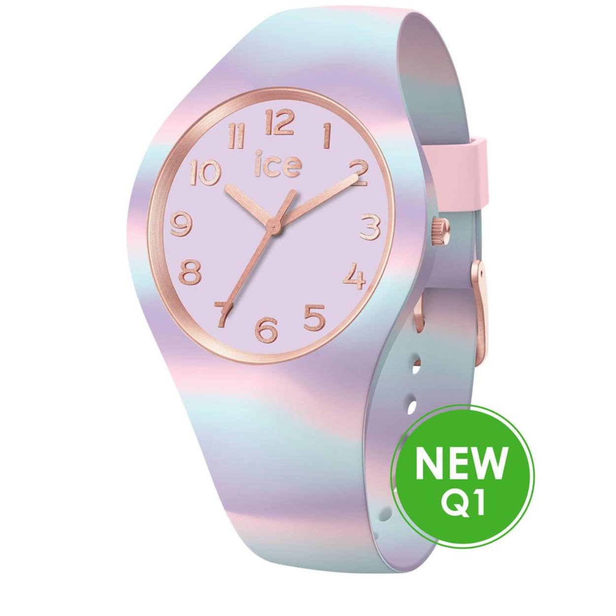 Dit is een horloge van het merk Ice-Watch. De bandkleur van dit horloge is roze.