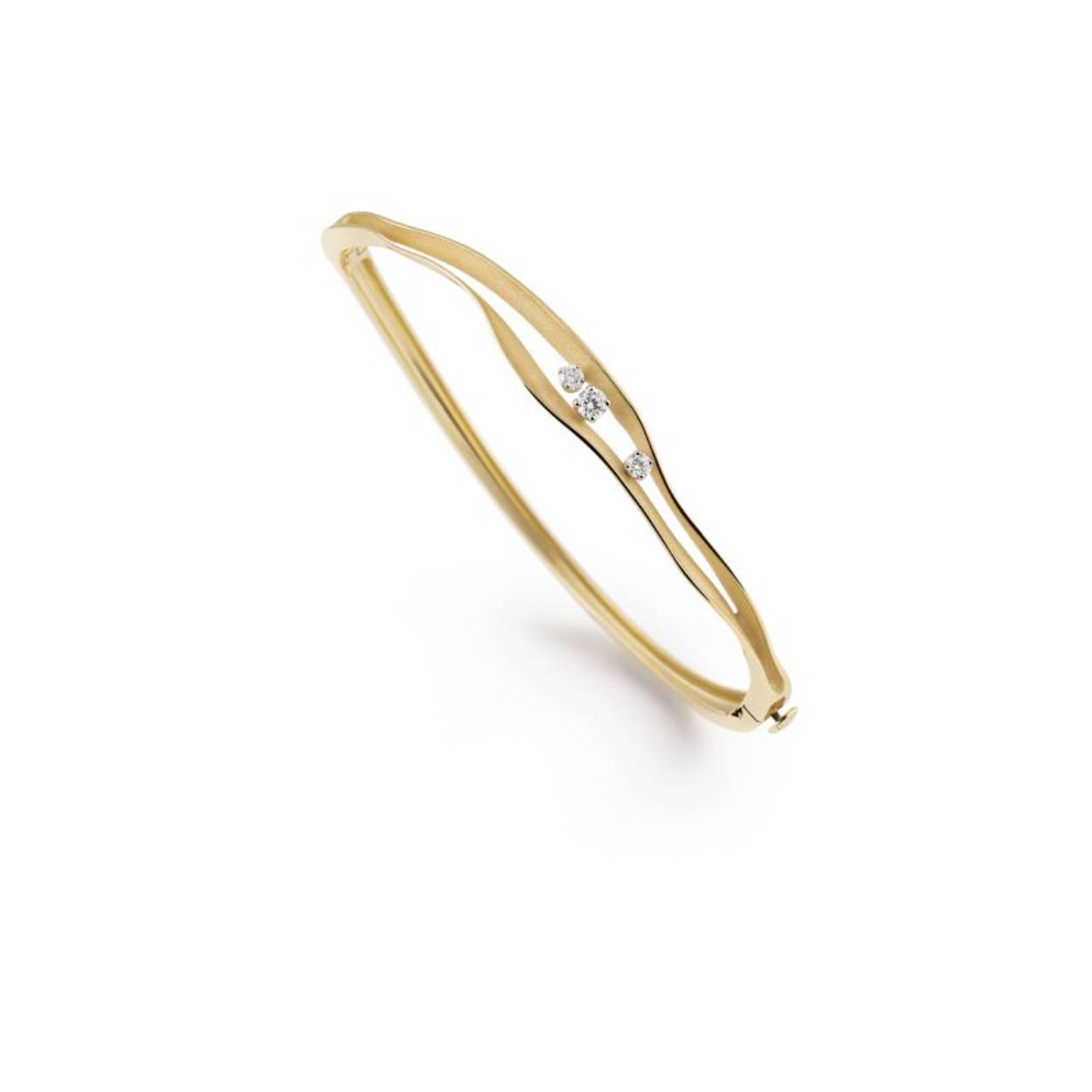 Dune Series armband, 18Kt Yellow Sunrise Gold met diamanten 0.21ct