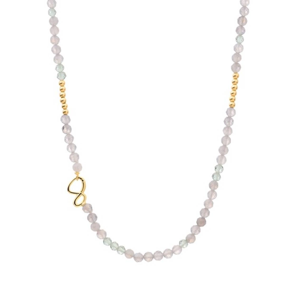 NLK02G-G18-G44-042, Labradorite / Green Amethyst