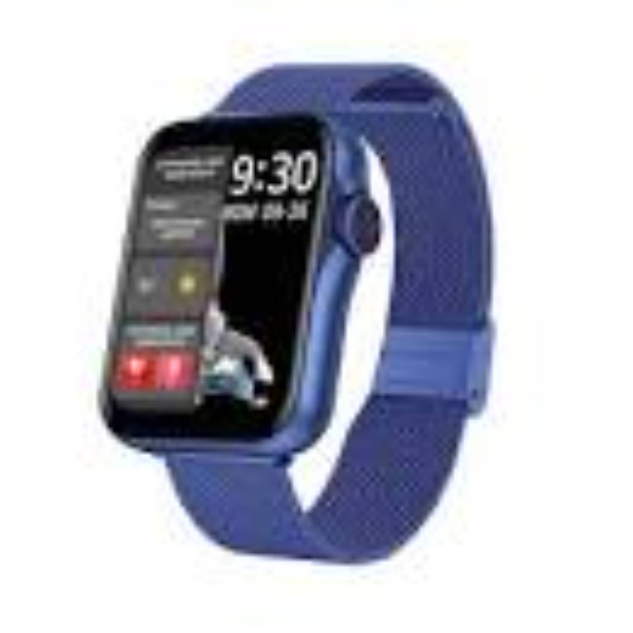 SMARTY2.0 SW028E03 Smartwatch Blauw Milanees 43mm
Dit Smarty Smartwatch horloge met nr: SW028E03 is een stap in de toekomst. De blauwe rechthoekige kast is gemaakt van aluminium met een gorilla glas en aan de kast zit een blauwe milanese band met een druksluiting. Het horloge heeft een doorsnee van 43mm en is spatwaterdicht. Het horloge is sportief, stijlvol, maar zeker gebruiksvriendelijk. Om door apps, berichten en tekst te bladeren hoeft je alleen maar op het glas te tikken of op de knop te drukken. 

Merk:
SMARTY2.0
Smartwatches verbinden je met de wereld. 
SMARTY2.0 biedt een brede keuze aan vormen en functionaliteiten. Een ronde of rechthoekige smartwatch? Eentje voor de smalle pols? Een ladies watch of een kids watch?  SMARTY2.0 heeft het allemaal.
De keuze qua functionaliteiten is onuitputtelijk: bluetooth bellen, stappenteller, hartslag- en bloeddrukmeter,  14 verschillende sporttrackers, menstruatie en ovulatie herinneringen, ingebouwde GPS, vind mijn smartphone en heel veel meer. Maak je eigen keuze.
Iedere SMARTY werkt zowel met iOS als met Android en is moeiteloos via een QR-code te koppelen met iedere mobiele telefoon. Misschien wel dé makkelijkste smartwatch voor iedereen.
SMARTY2.0 staat voor hoge kwaliteit in een betaalbaar prijssegment: € 79 - €  199.

Highlights:
- Geschikt voor Android iOS  
- De Smartwatch heeft Bluetooth call 
- Hoge batterij efficientie
- 24 uur hartritme meting
- Voice assistant
- Door de verschillende meters en tellers is het mogelijk om onder andere de hartslag, stappen, snelheid, slaap, luchtdruk, stress, hoogte- en diepte te meten
- D.m.v. de ingebouwde GPS, is het mogelijk om offline te navigeren en achteraf je route terug te kijken (zonder dat de telefoon in de buurt is)
- Spatwaterdicht