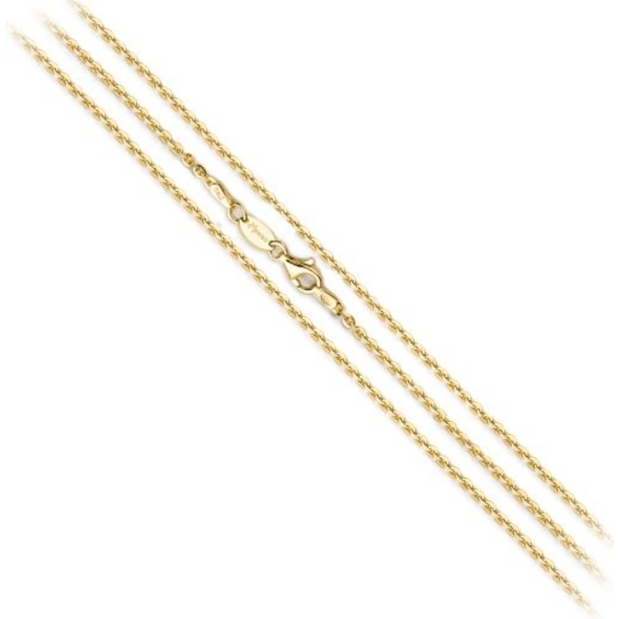 jasseron flat gold plated 45 cm
