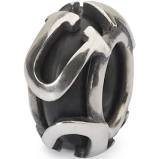 Dit is een kraal van Trollbeads met de naam: U Stopper. Deze kraal is gemaakt van sterling zilver.