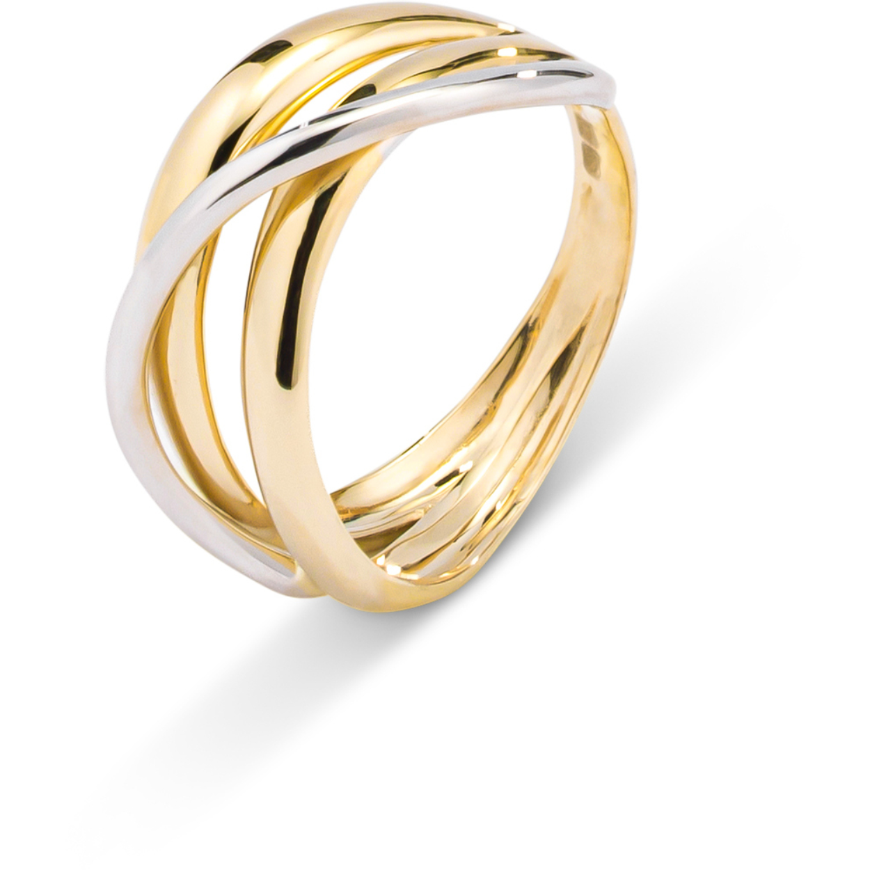 Monzario 14krt Bicolor ring 