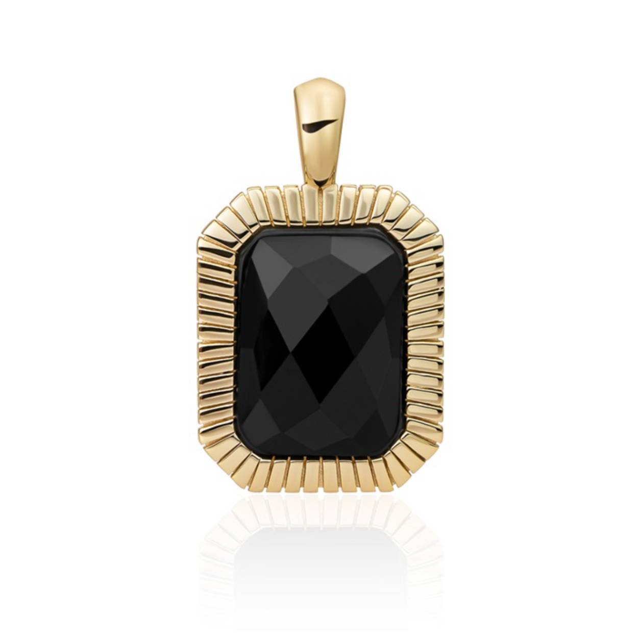 RUBY QUARTZ BAQUETTE AMULET