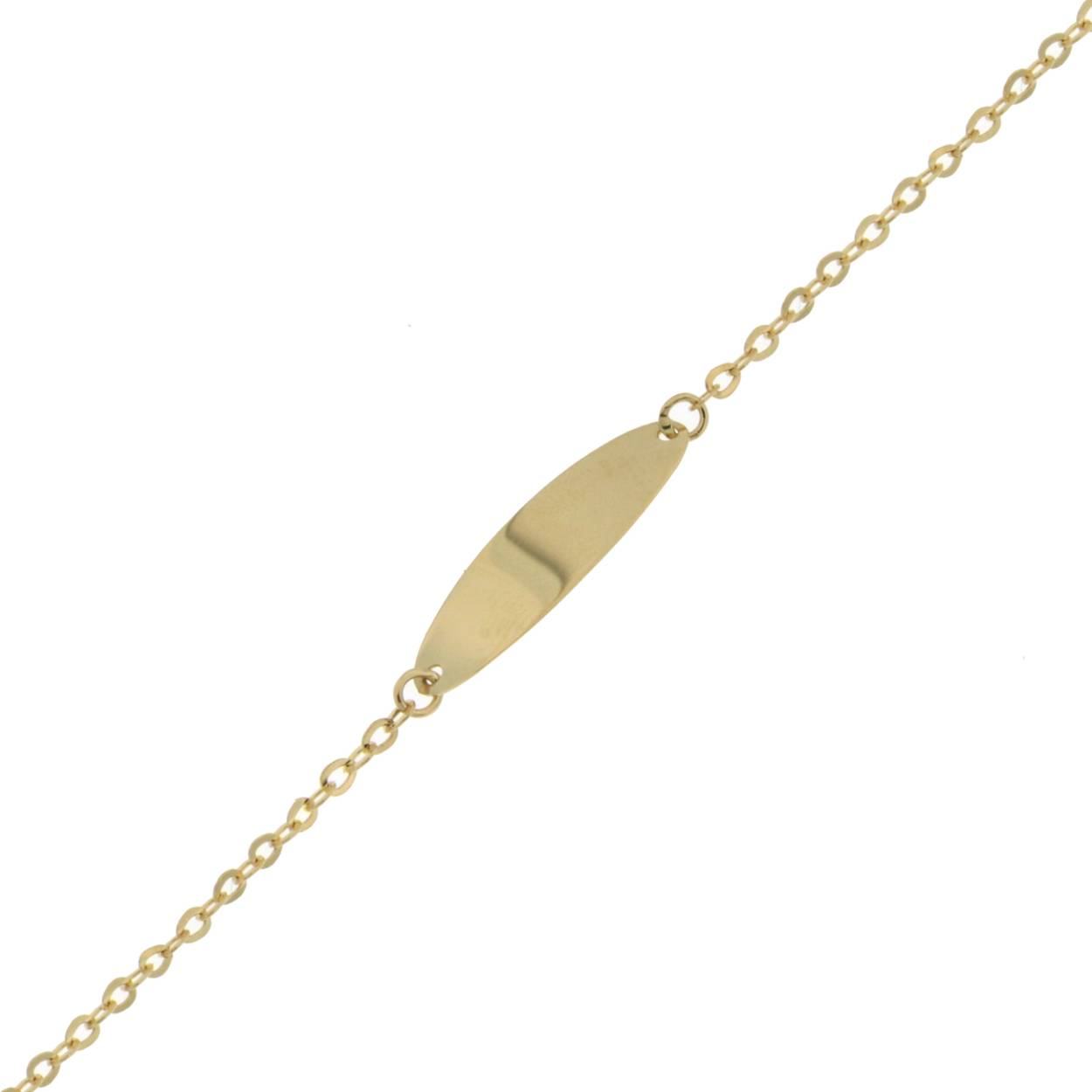 Naiomy Gold naamplaatje goud 18k
