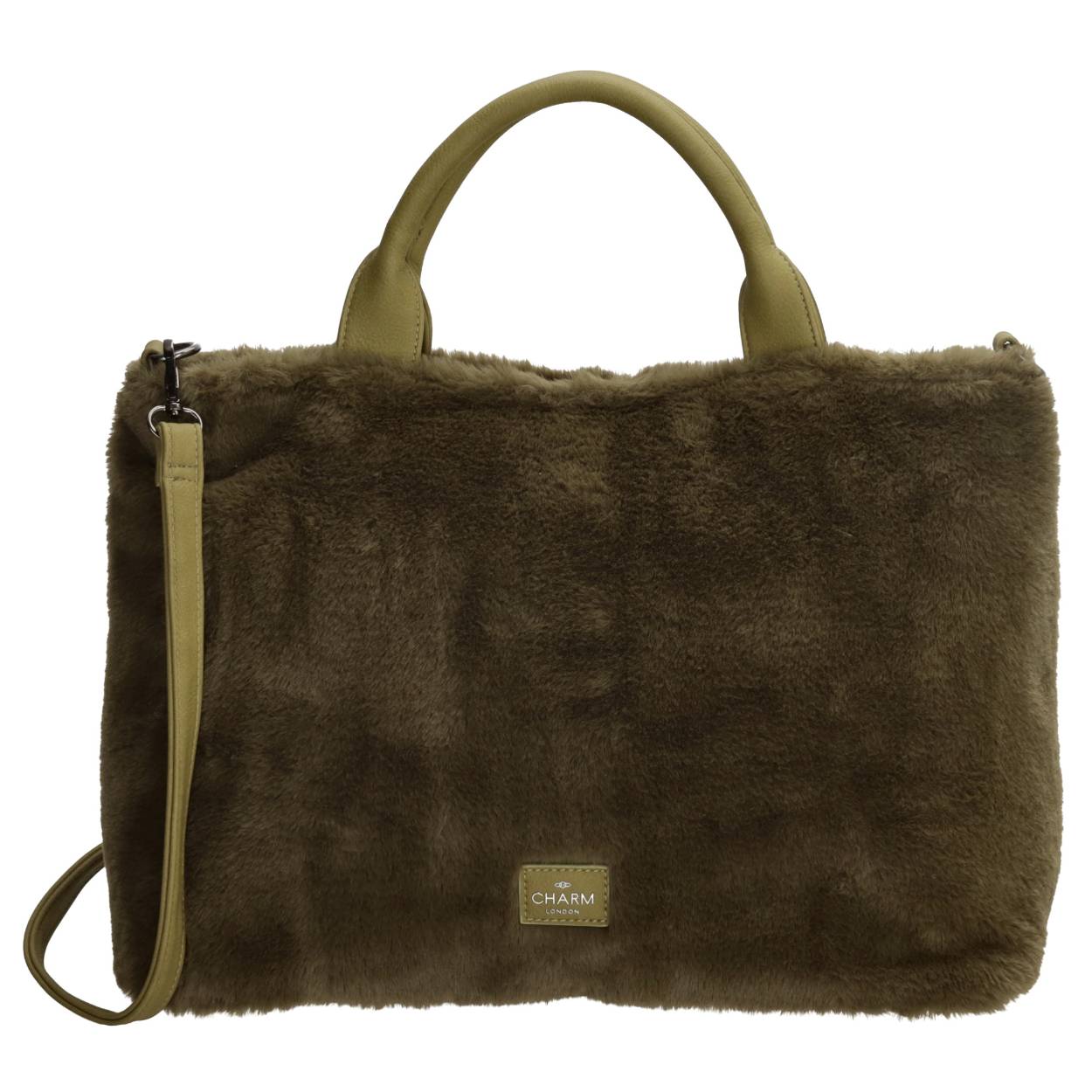 Deze handtas is ideaal in het dagelijkse gebruik. Hij komt uit de Kingsbury collectie van Charm London. Je draagt de tas aan de dubbele handvaten. Het hoofdvak is ruim genoeg voor al jouw essentials en andere spullen zoals je sleutels of portemonnee. Het hoofdvak sluit met een rits. Ben jij al verkocht?

De designs van de Charm London tassen zijn geïnspireerd op de iconische Britse modehoofdstad Londen. We zijn gecharmeerd van de luxueuze materialen en typerende modellen. Verrassende kleurkeuzes en het gedetailleerd vakmanschap inspireert ons fashionable en stijlvolle damestassen te ontwikkelen zodat jij er elke dag fantastisch uit kunt zien! 

De eigenschappen van deze shopper zijn:

Dubbel handvat
Hoofdvak met ritssluiting 
Twee opbergvakken
Verstelbare en afneembare schouderband