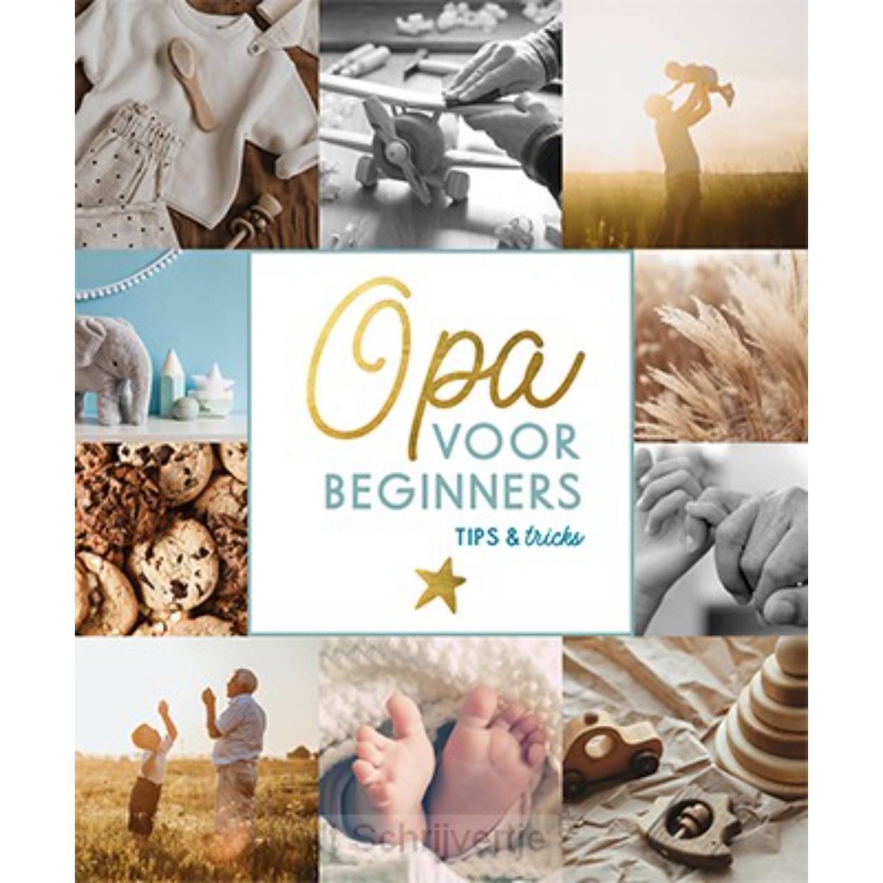 Hoera, je bent opa geworden! Dit prachtige cadeauboekje staat vol met interessante weetjes, tips voor leuke activiteiten en uitjes met je kleinkind. Luxe uitgave met gouden foliedruk op het omslag.