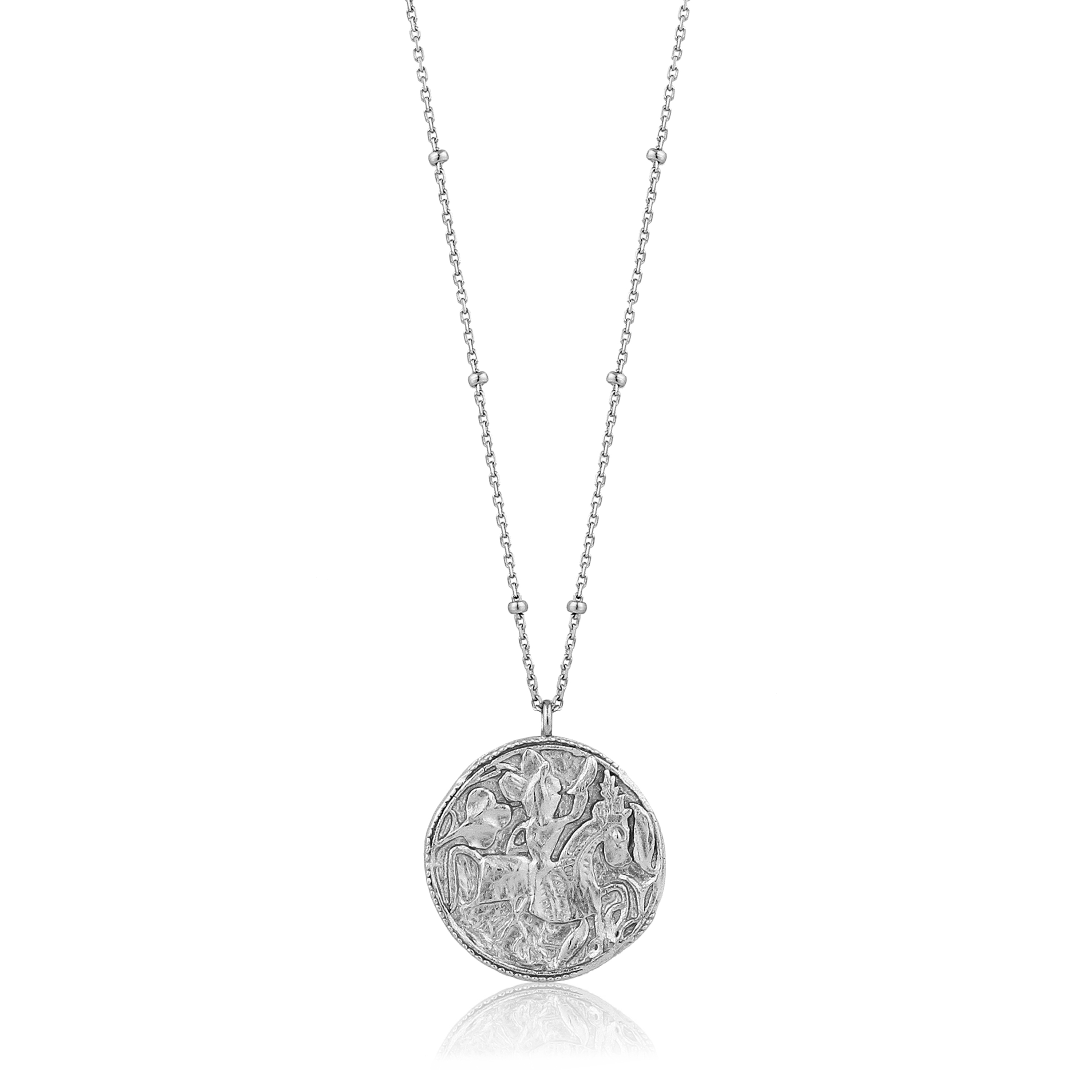 Zilverkleurige ketting