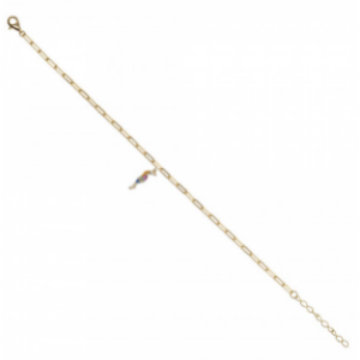 VERGULDE ZILVEREN ARMBAND MET MINI TOUCAN CHARM