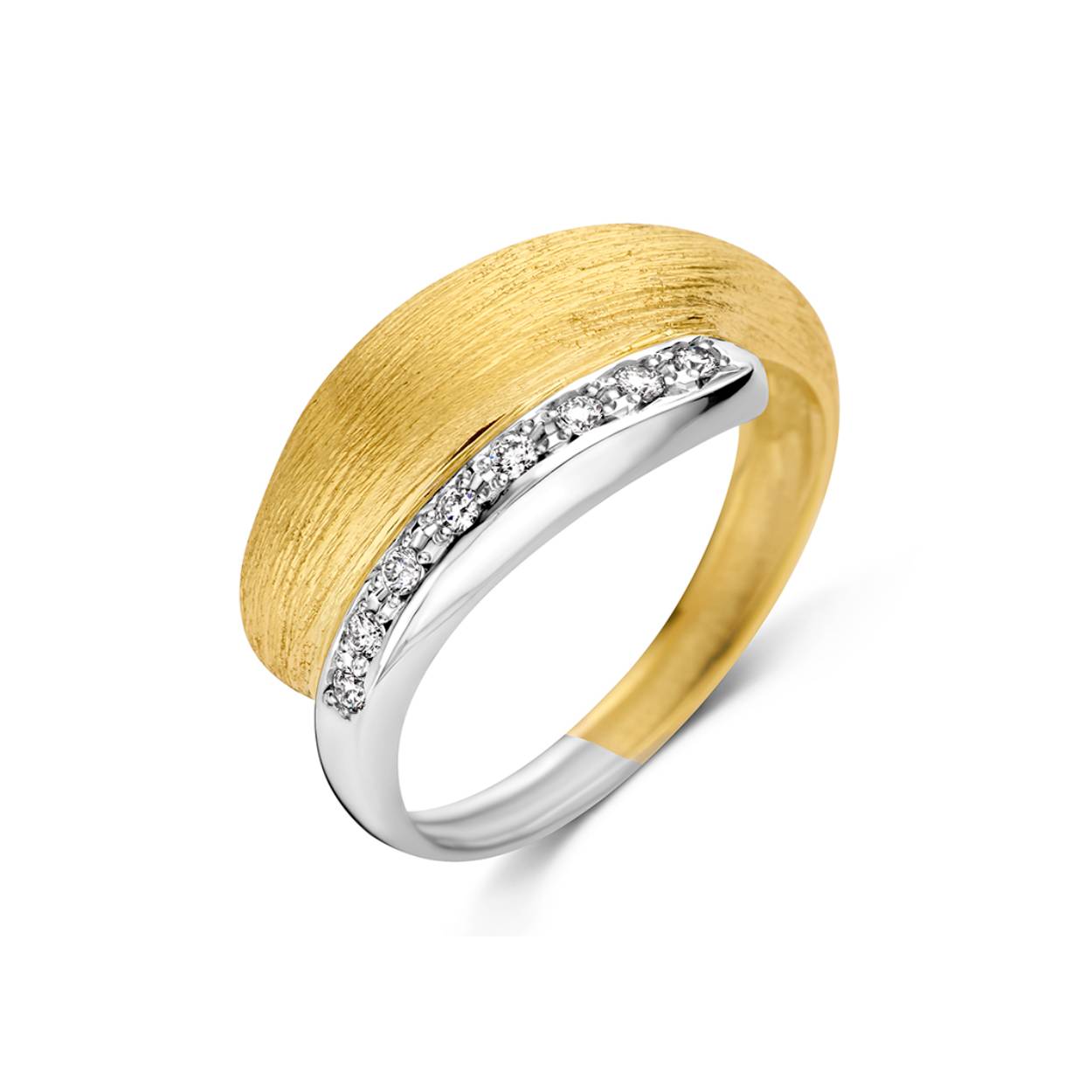 Transformatie ring goud 18kt met diamant
