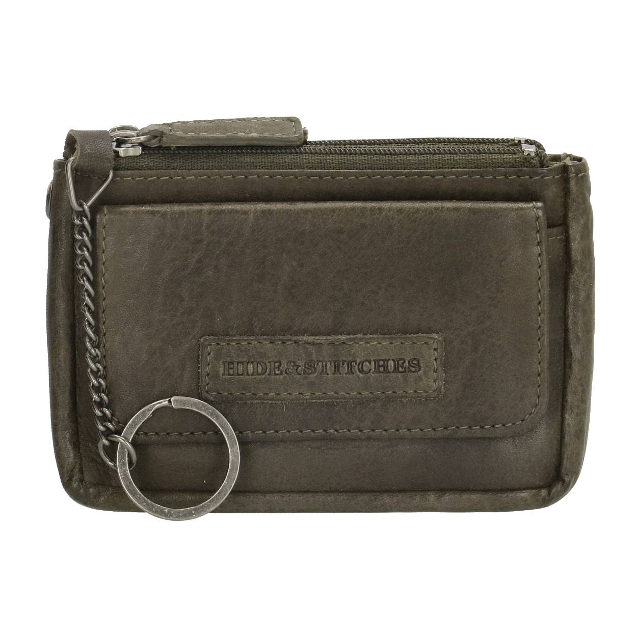 Leren sleuteletui/portemonnee van Hide & Stitches