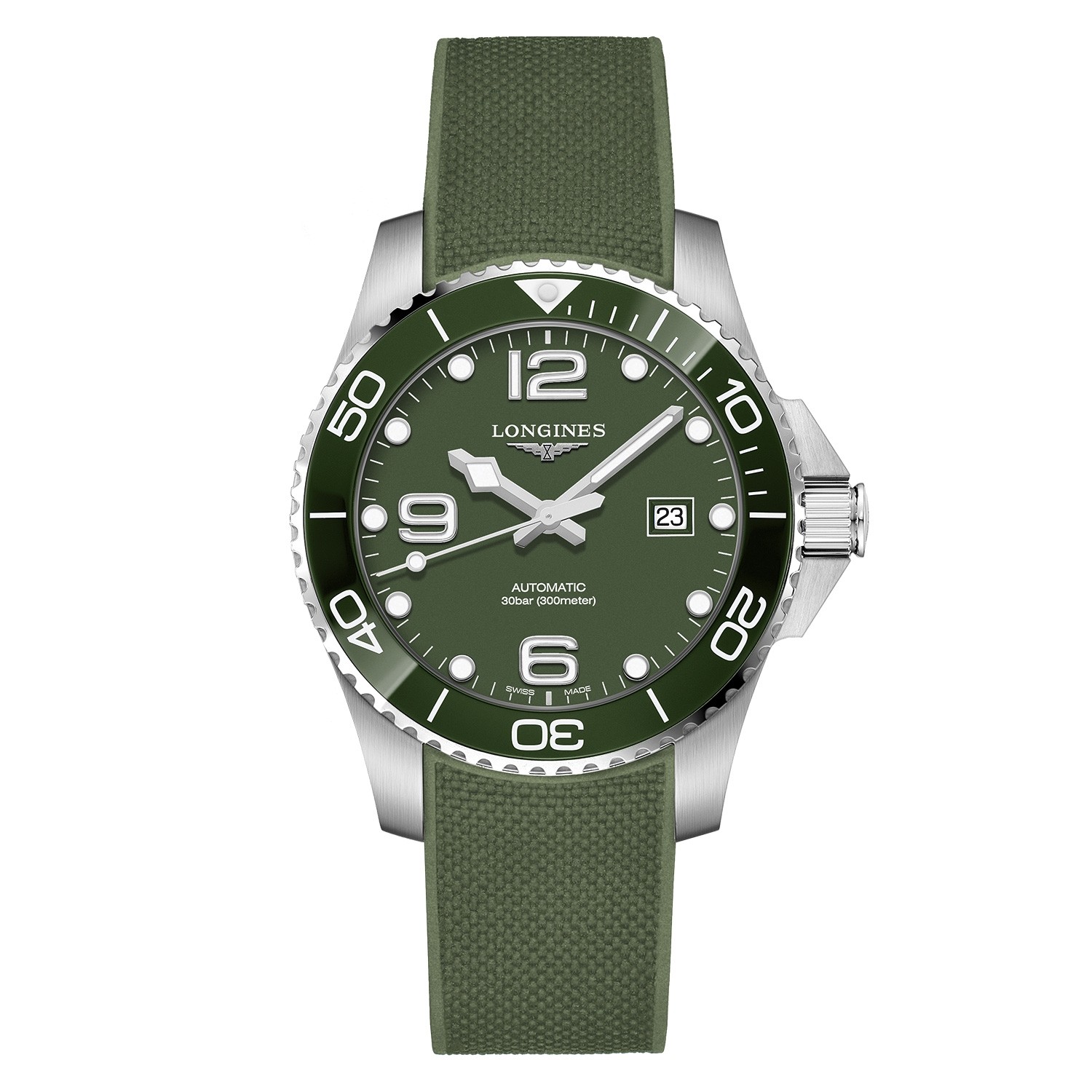 De Longines Hydro Conquest Keramiek L37824069 is een duurzaam horloge met een stalen/ keramische kast. Het horloge heeft een waterdichtheid tot 300 meter en is voorzien van een datumweergave en een draaibare keramiek lunette. Het beste is om dit horloge te dragen bij sportieve activiteiten of casual gelegenheden voor een stijlvolle look. Met zijn modieuze ontwerp en hoge kwaliteit is dit horloge een tijdloze toevoeging aan elke outfit.