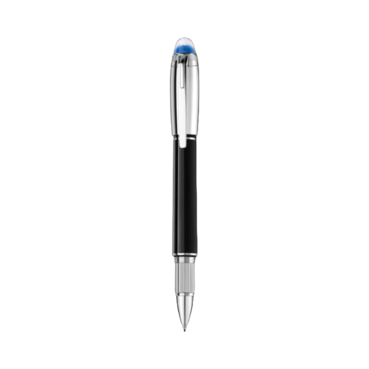 De Starwalker Fineliner Doué behoort tot de Montblanc Starwalker collectie. Referentienummer: MB118872

De Starwalker collectie is gebaseerd op een van de meest mysterieuze avonturen van de mensheid: ruimtereizen. De collectie heeft een nieuw design gekregen dat de passie van astronauten afbeeld. Het Starwalker logo is op een blauwe transparante koepel gezet op de top van het schrijfwaar. De Starwalker is uitgerust met kostbare hars en met platinum gecoate zettingen.