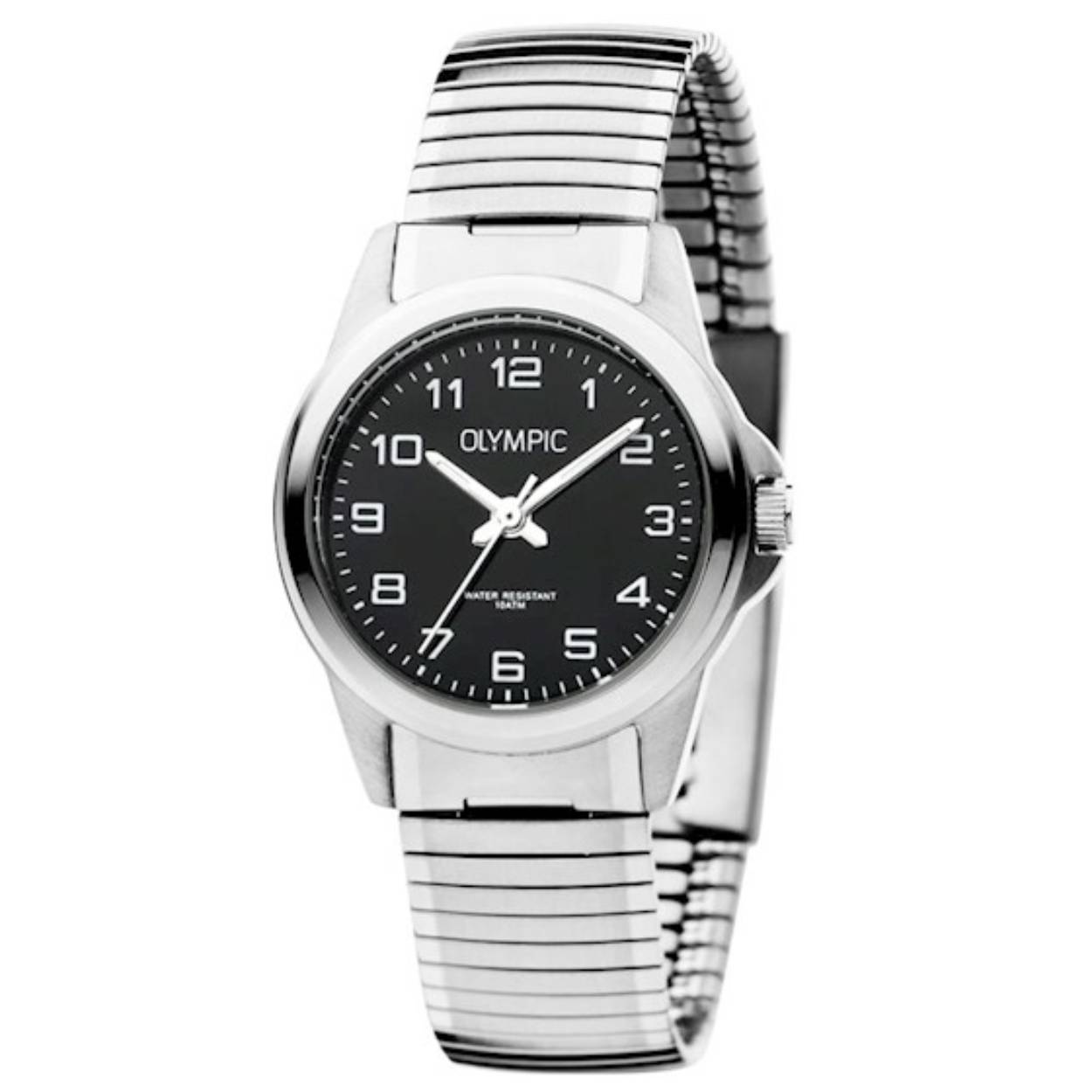 Dit casual dames horloge van Olympic is Zilverkleurig. De band van het horloge is van Staal. Het horloge heeft een kastdiameter van 27mm.  Olympic  Het horlogemerk van Nederlandse bodem kenmerkt zich door een goede kwaliteit tegen een betaalbare prijs. Om dit te bevestigen geeft Olympic drie jaar fabrieksgarantie op al haar modellen. De meeste horloges van Olympic zijn van staal of titanium. Alleen de digitale serie is vervaardigd van hoogwaardig kunststof. Het design richt zich vooral op functionaliteit, zo zijn de heren modellen altijd uitgerust met een datum aanduiding of met een dag/datum aanduiding. Voor dames zijn er modieuze horloges tot horloges met een klassieke stijl. Olympic biedt met haar collectie een ruime keuze aan. Bent u opzoek naar gedegen horloge zijn of een robuuste chronograaf? Er is altijd een horloge dat precies bij u past!