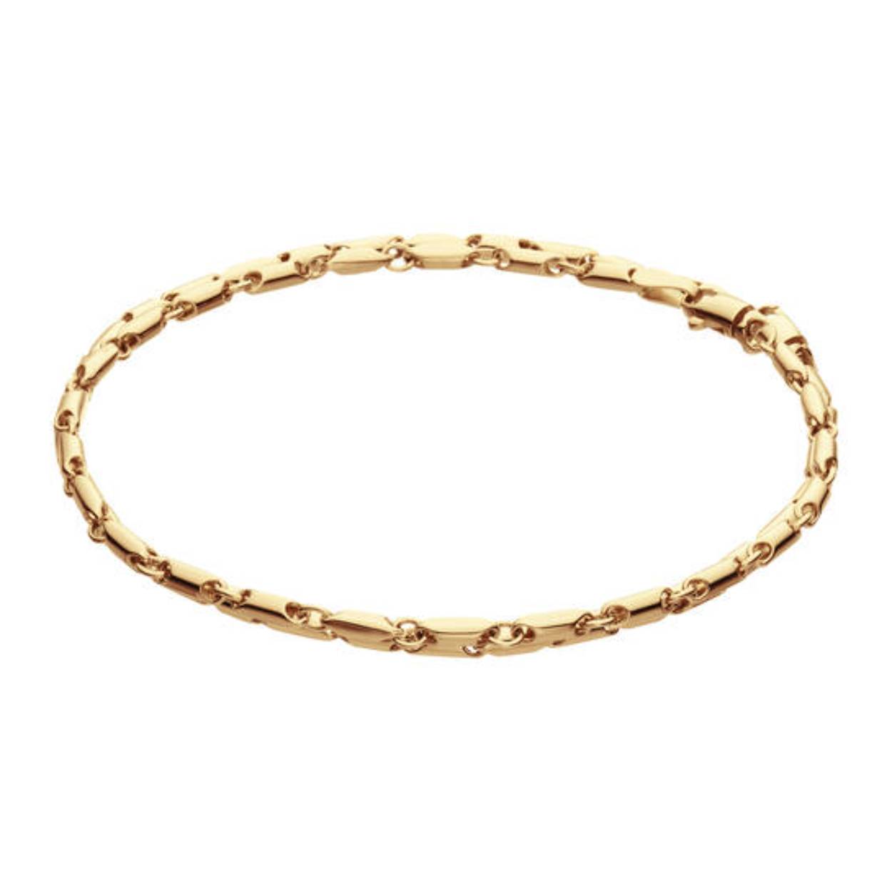 Gouden Cardano Schakel Armband 20 cm