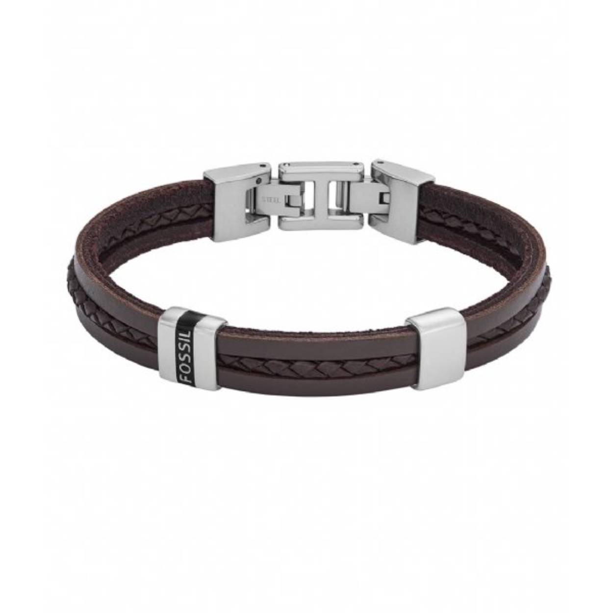 Deze armband is een stijlvol sierraad dat gemaakt is van leer. Niet alleen is deze armband perfect te combineren met jouw favoriete sieraden, maar ook met leuke andere items in de Fossil collectie.