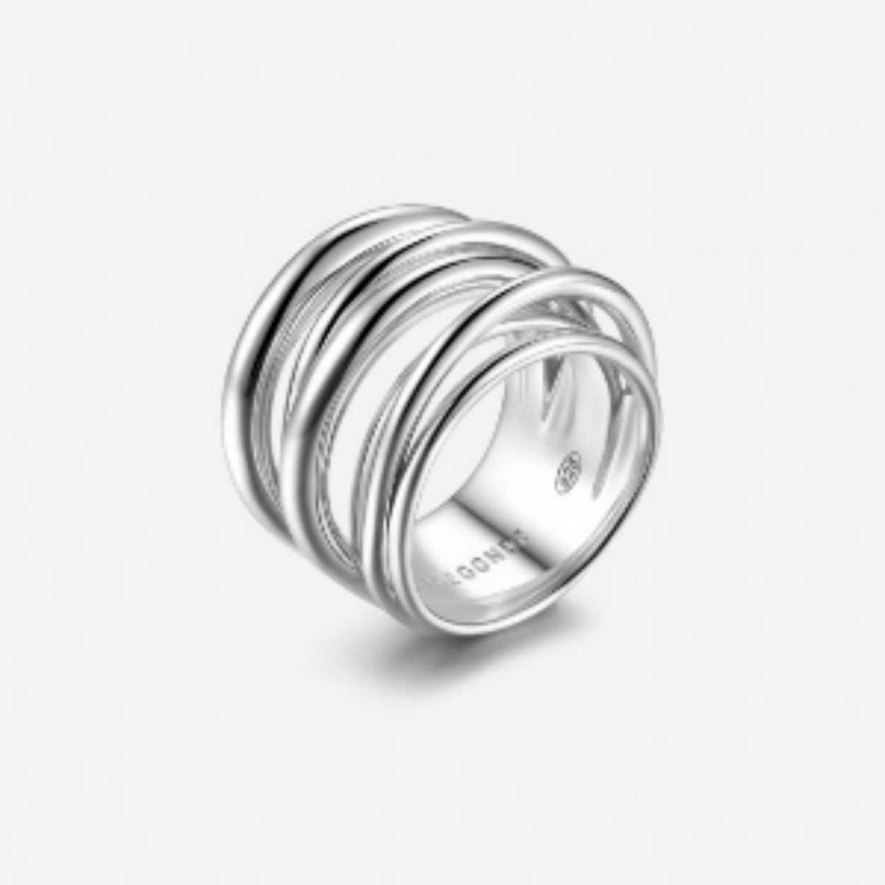 Pianegonda zilveren ring