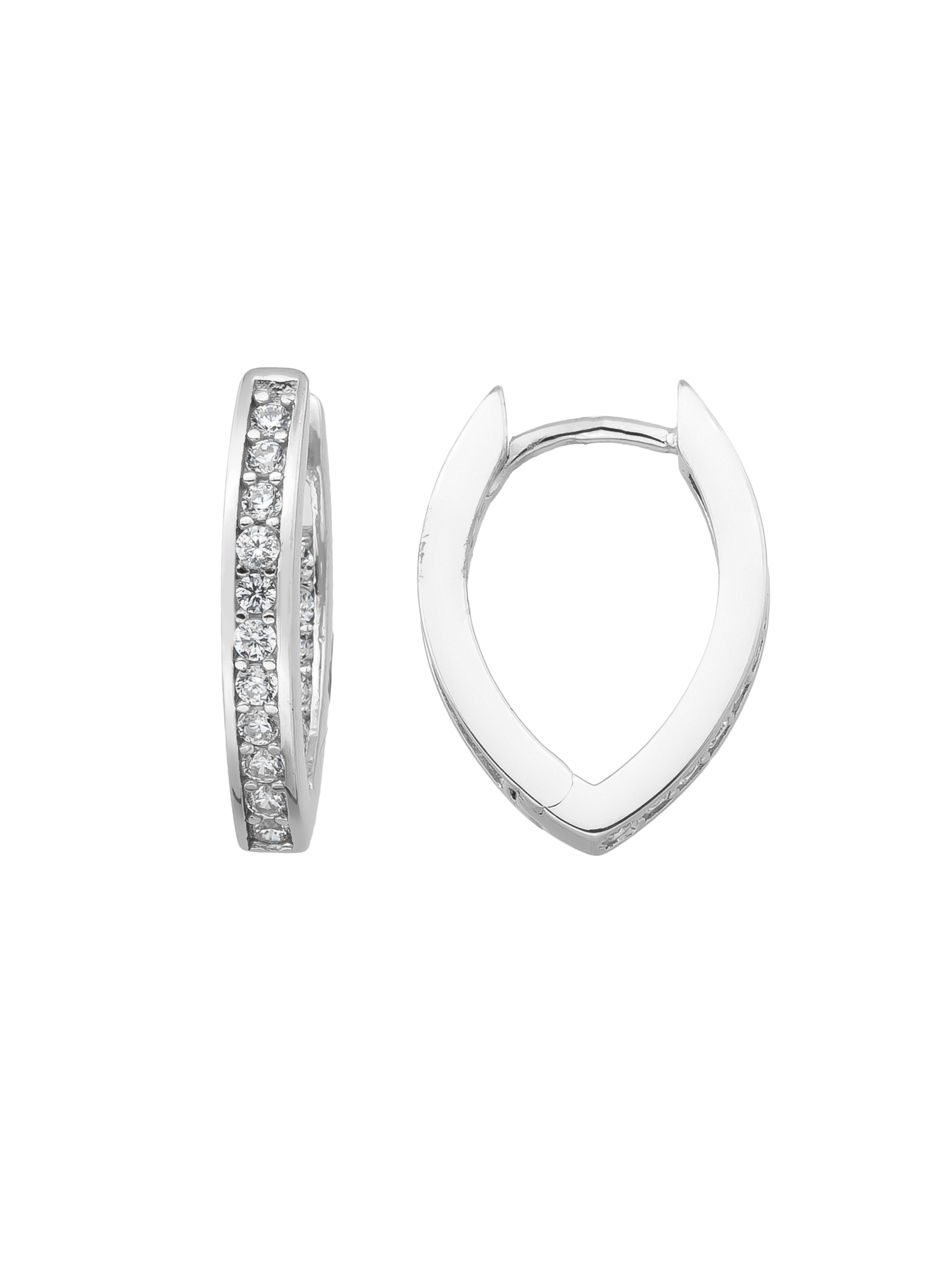 Creool markies model 17x 2.5 mm zirconia binnen en buitenkant