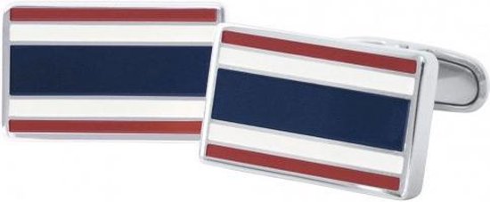 De machetknopen van tommy hilfiger zijn van staal en kunnen daarom tegen een stootje. Het rood wit blauw op de manchetknopen maken uw shirt helemaal compleet. Een mooi cadeau voor elke gelegenheid.