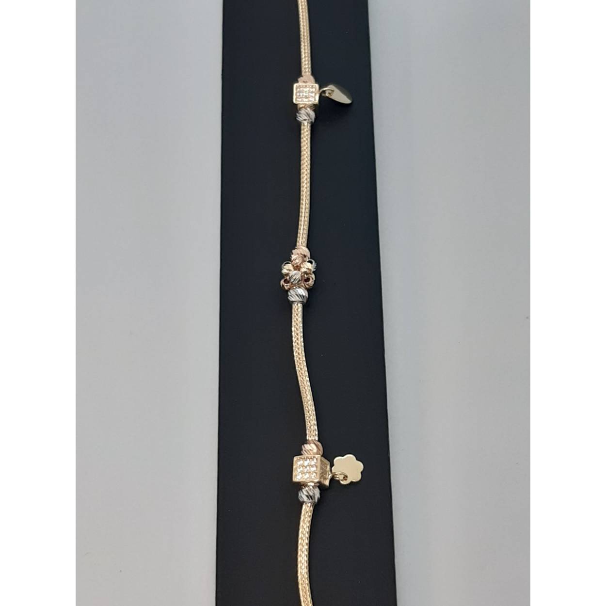 gouden armband 14k 19cm