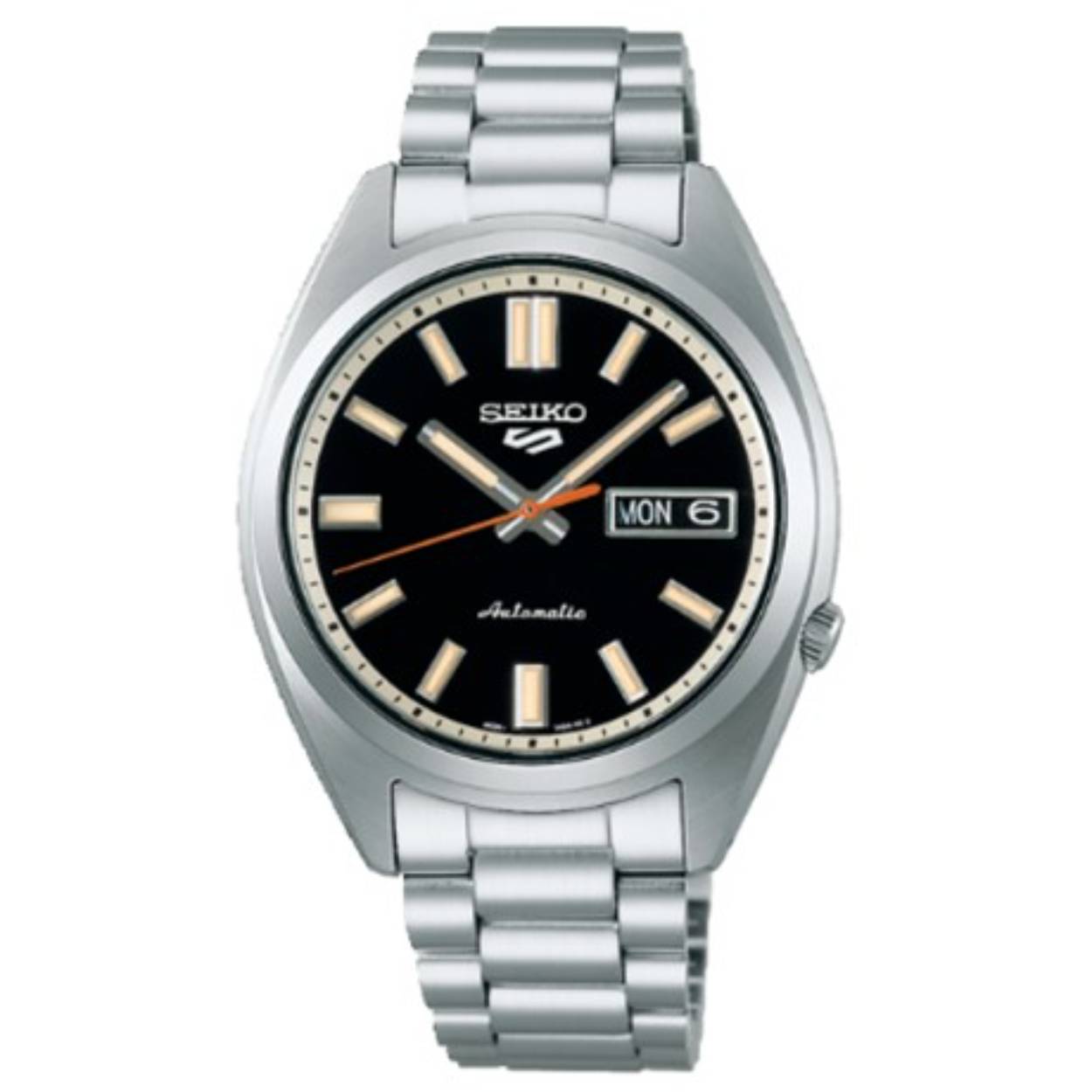 Het 4R36 Seiko kaliber met dag/datumweergave is een mechanisch kaliber. Het horloge laadt zich tijdens het dragen automatisch op door het omzetten van de arm- en polsbewegingen van de drager in energie. Beweging van het horloge zorgt ervoor dat de hoofdveer van het horloge wordt opgewonden. Deze veer is de energiebron. Handopwinding is ook mogelijk. Wanneer het horloge volledig is opgeladen heeft het een energiereserve van ca. 41 uur. Het tikgetal van deze automaat is 21.600 per uur en het horloge heeft 24 jewels. Het 4R kaliber wordt volledig in-house vervaardigd.