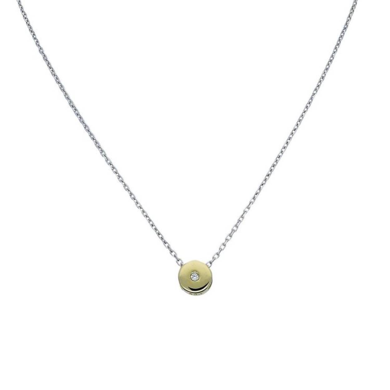 gouden collier met hangertje 