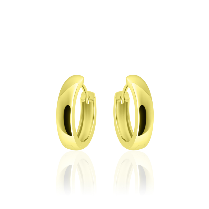 Deze prachtige oorbellen van het merk Gisser zijn gemaakt van goud op zilver. De oorbellen zijn verkrijgbaar in meerdere kleuren en maten. Let op: kleur kan afwijken van de afbeelding.