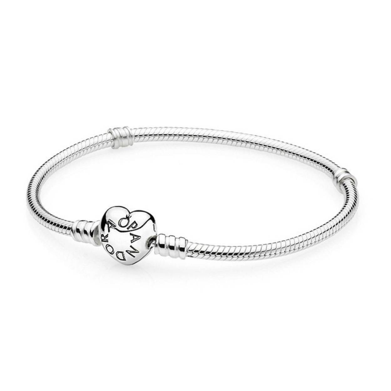 pandora armband 19 cm met hart sluiting