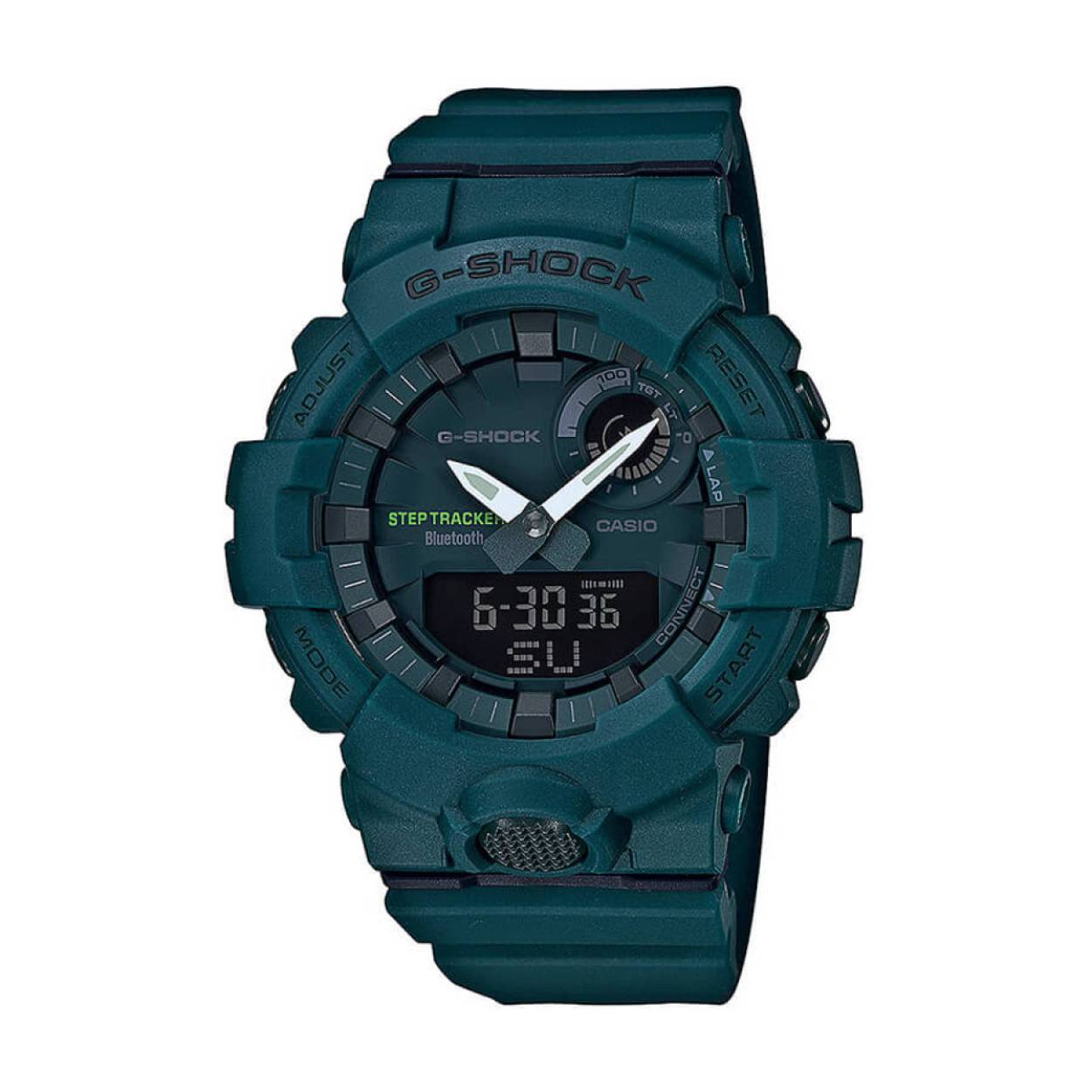 Casio g-shock horloge bluetooth stappenteller groen GBA-800-3AER
