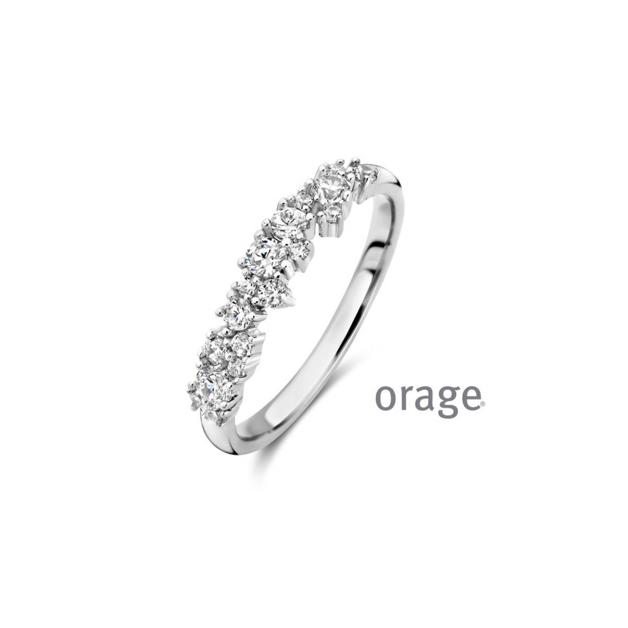 Orage zilveren ring