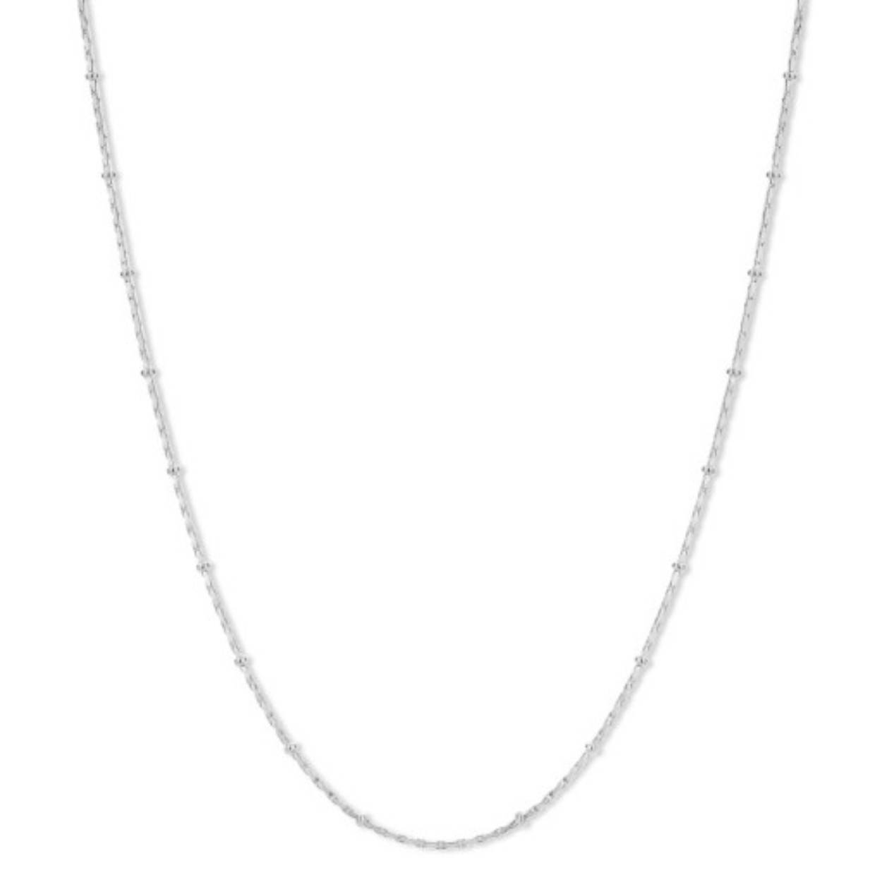 Melano Friends dotted ketting - zilverkleurig