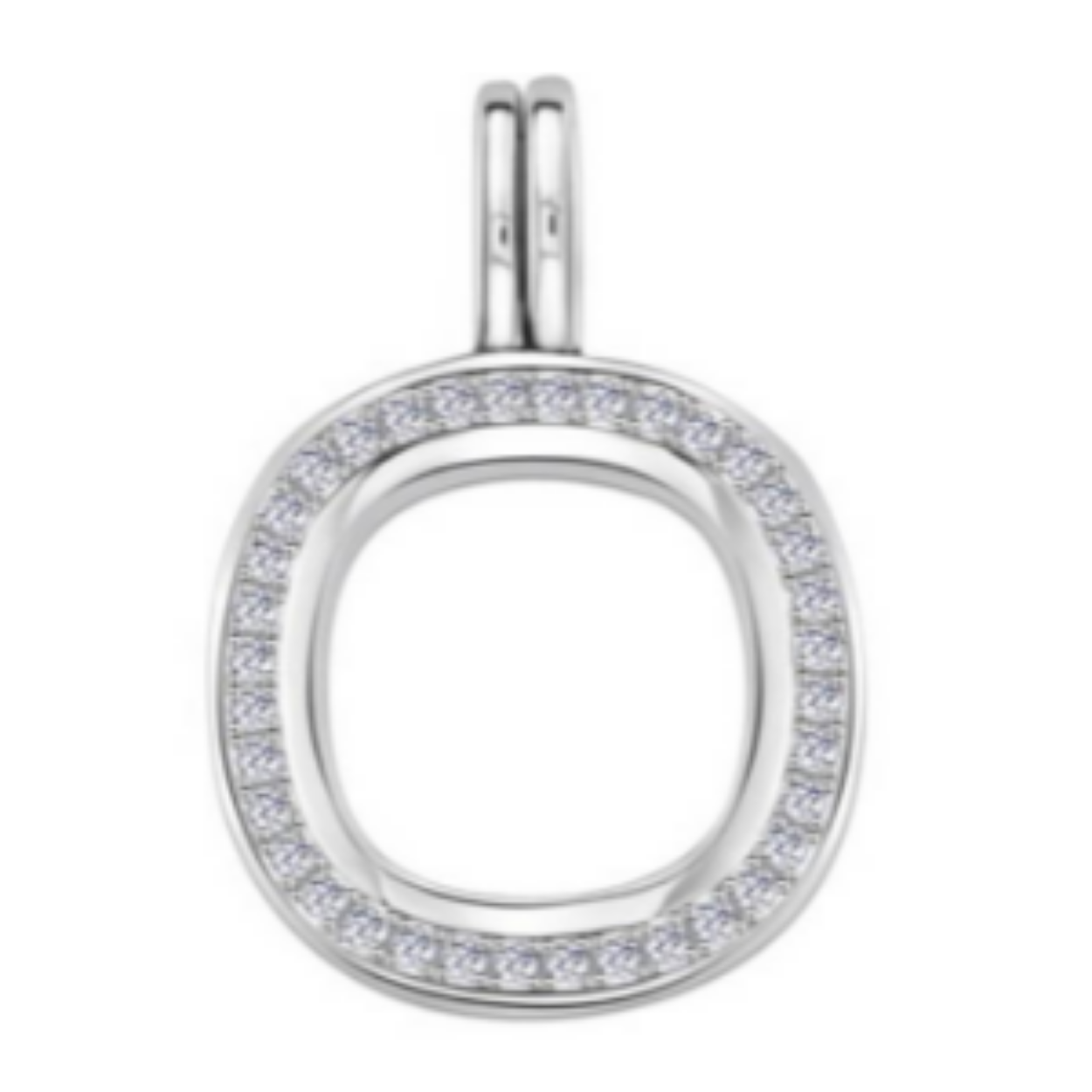 My iMenso MY IMENSO QUADRATI MEDAILLON 13MM CZ