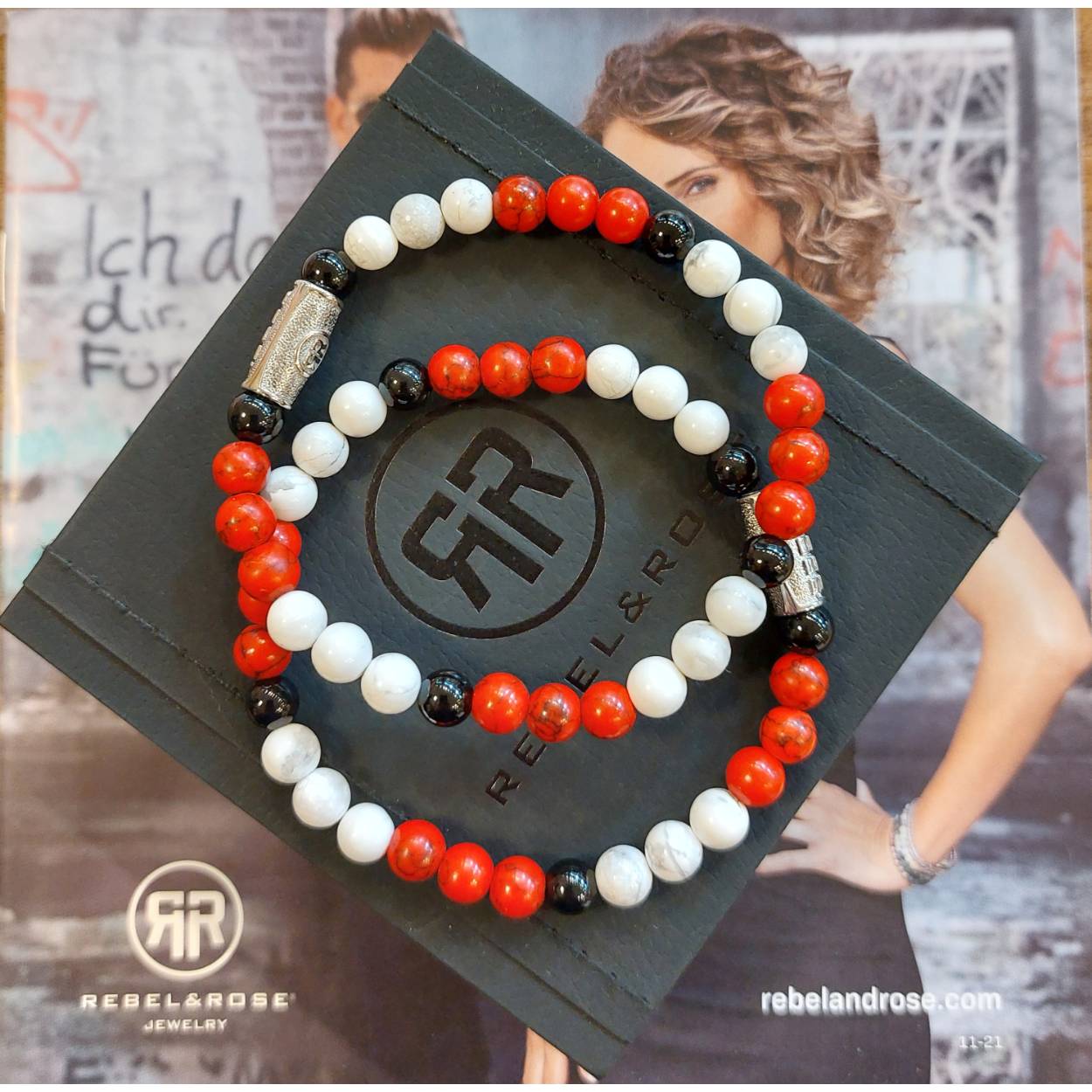 Deze Rebel&Rose Armband is exclusief verkrijgbaar bij ons in de winkel