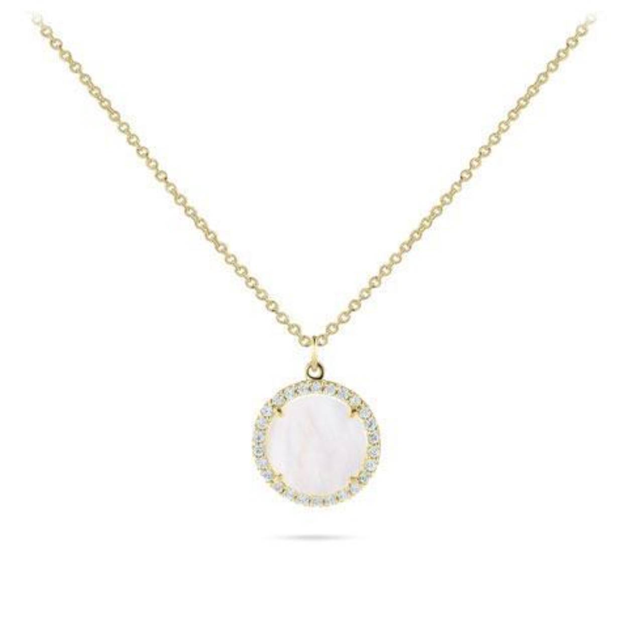 Gouden collier met hanger