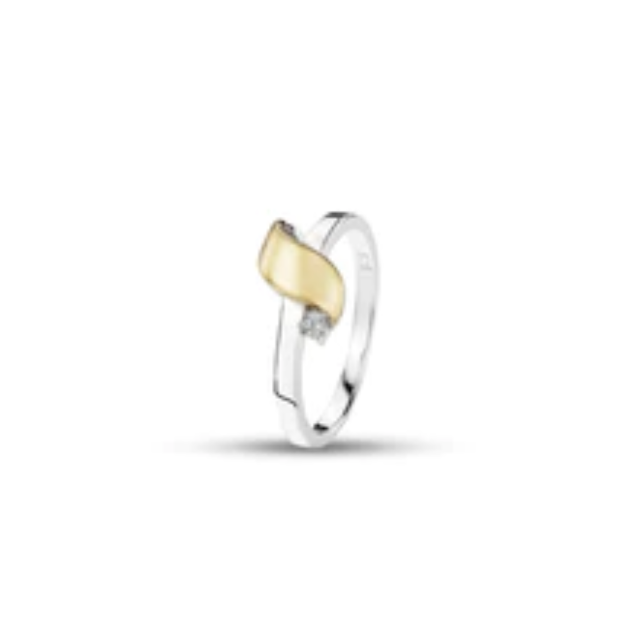 Ring Veil zilver met double