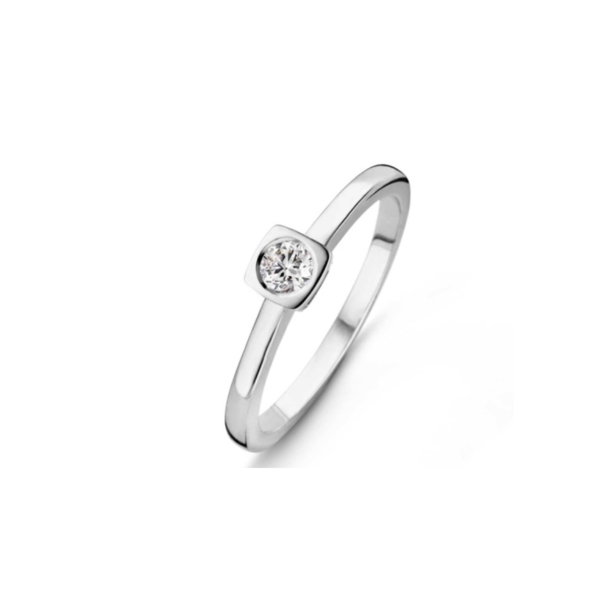 1Diamant briljant slijpsel0.19 ct SiG-H
