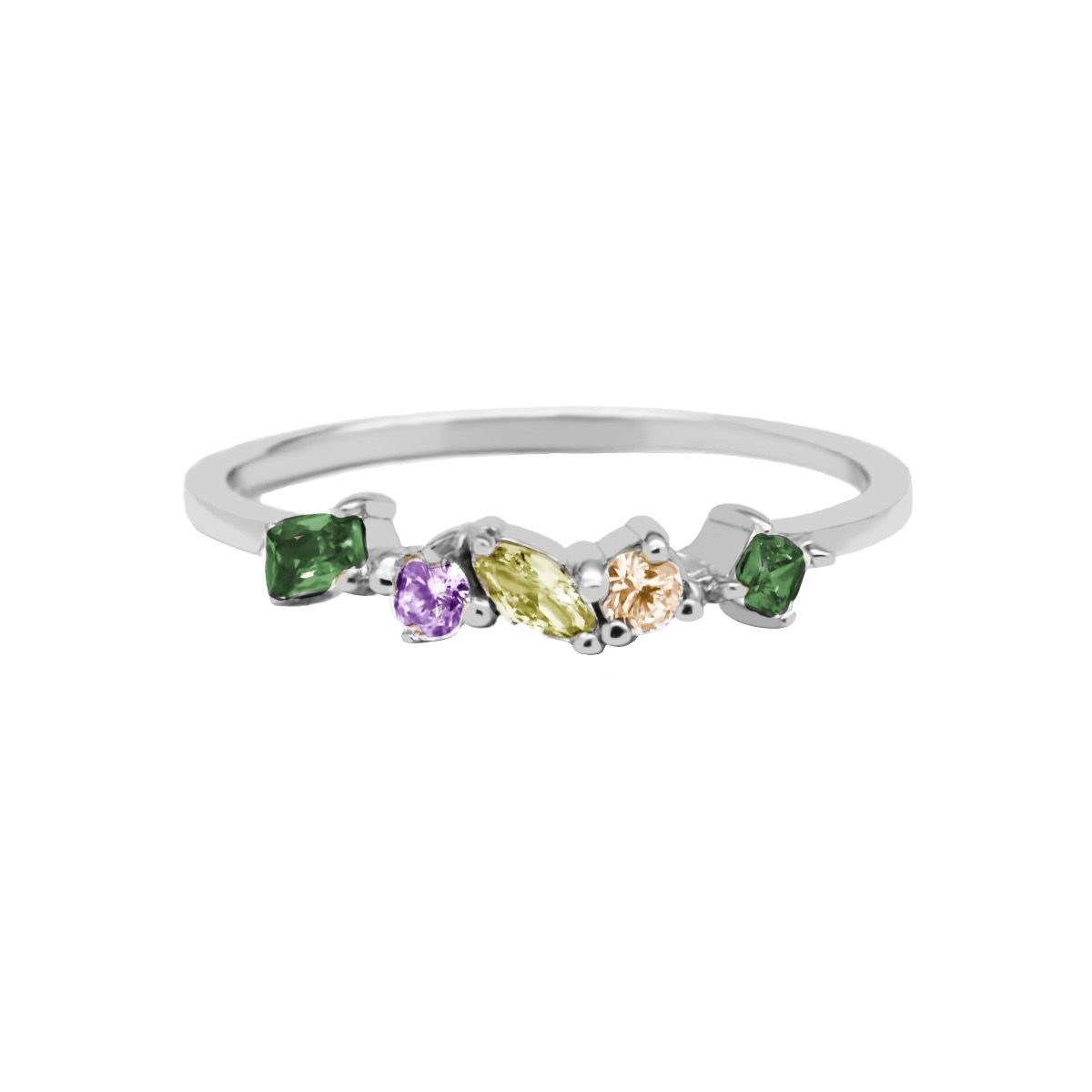 Karma Ring Iconic Paradise Zirconia Silver R030S maat 48