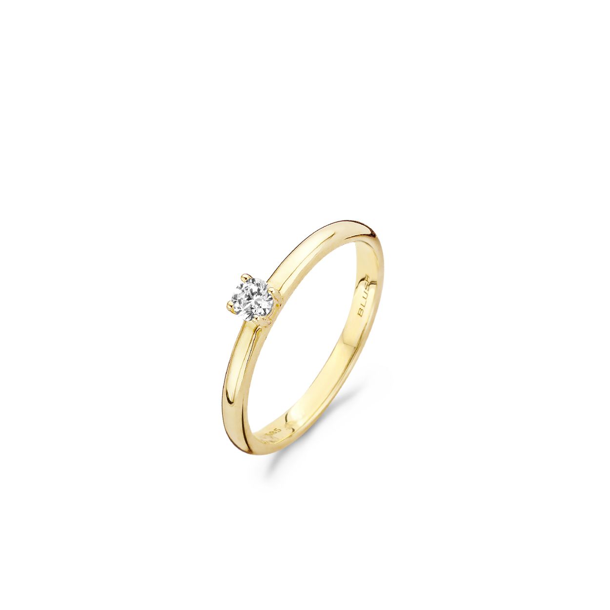Blush Ring 1112YZI -  Geel Goud (14Krt.) met Zirconia