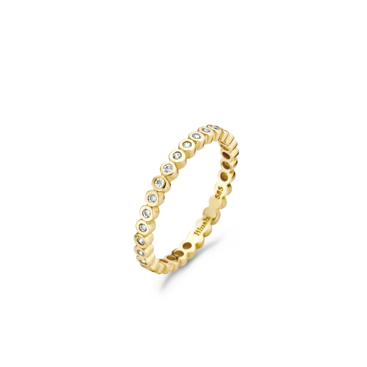Blush Ring 1120YZI -  Geel Goud (14Krt.) met Zirconia