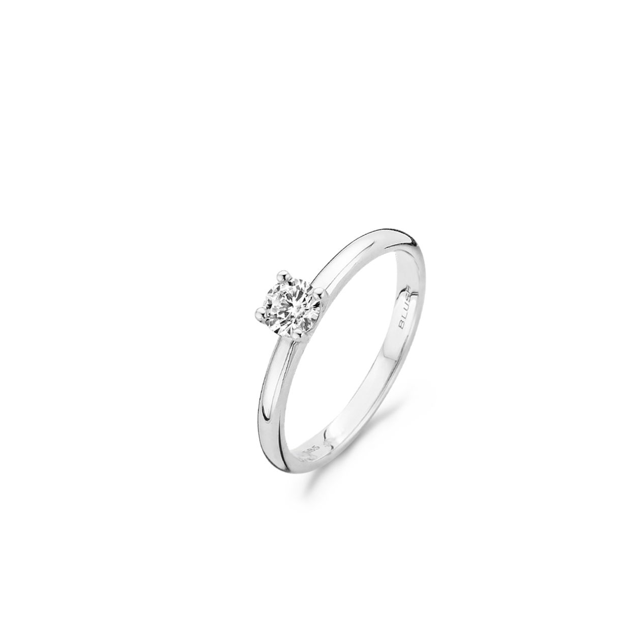 Blush Ring 1132WZI -  Wit Goud (14Krt.) met Zirconia