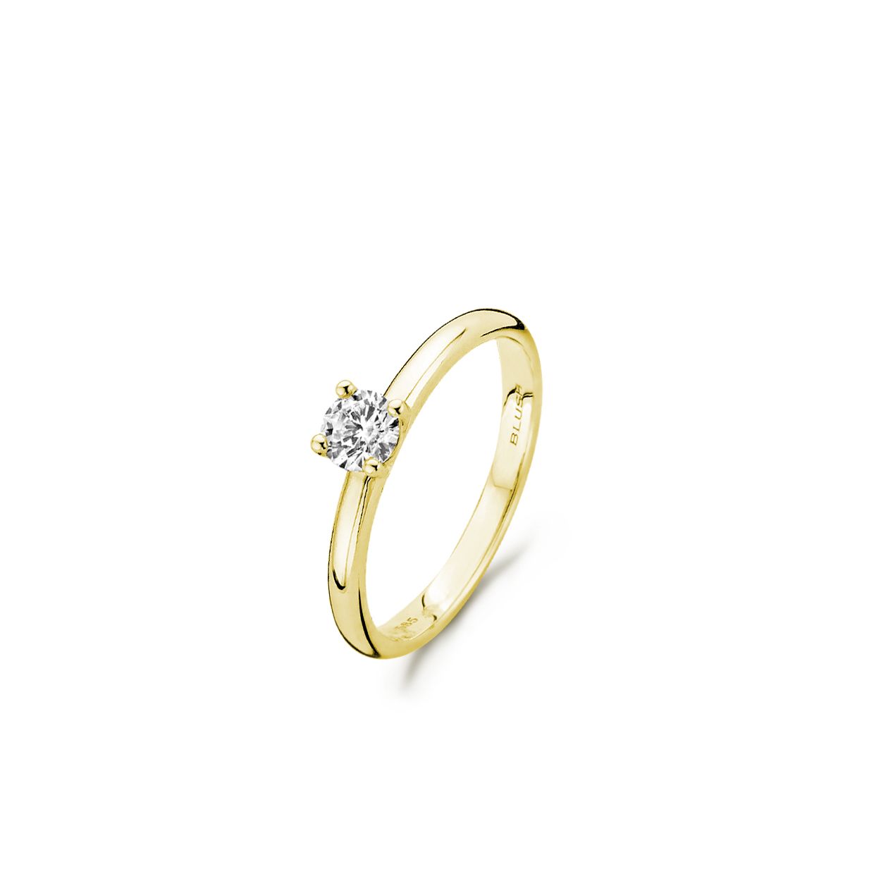 Blush Ring 1133YZI -  Geel Goud (14Krt.) met Zirconia