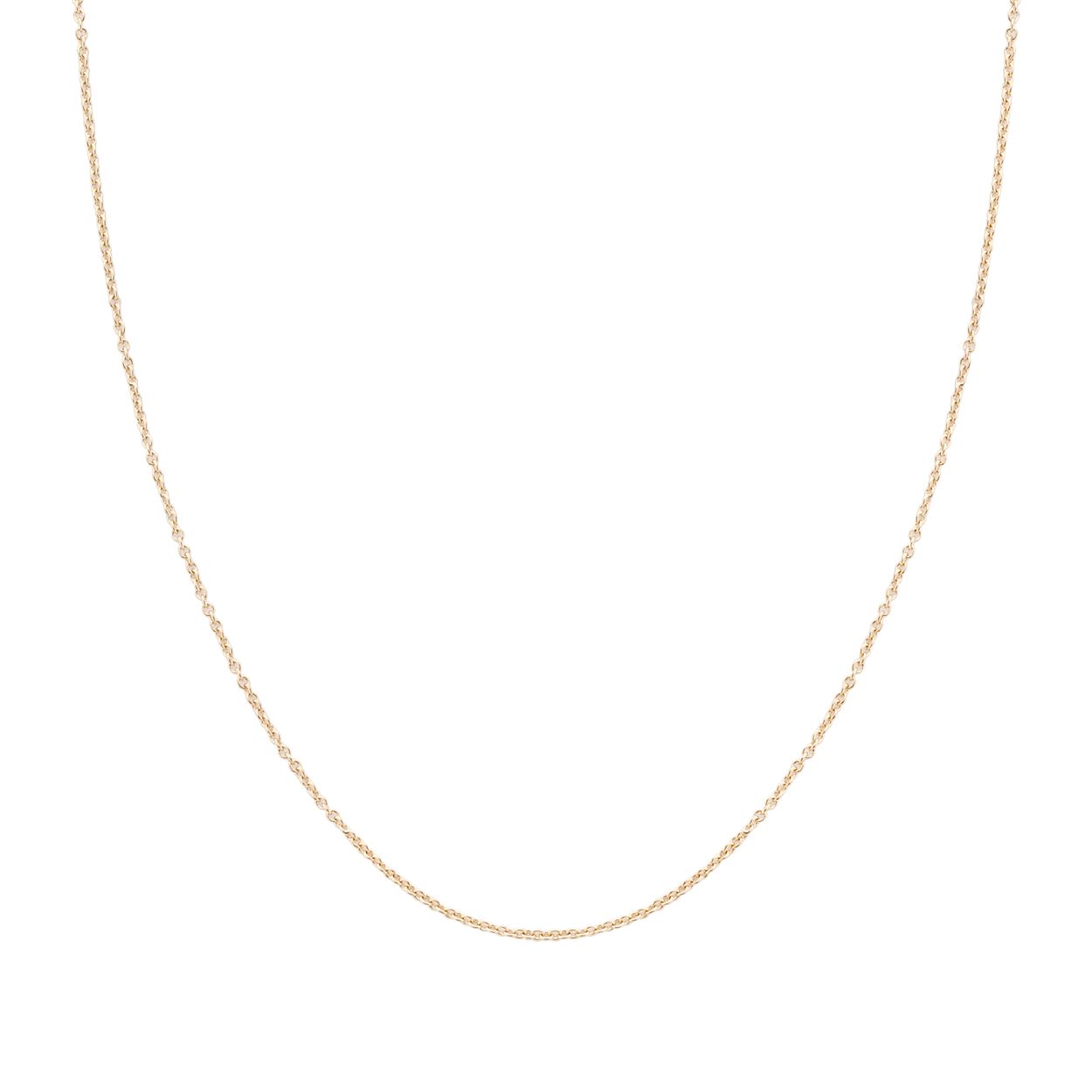 Blush - 14kt rosegouden anker collier 45cm