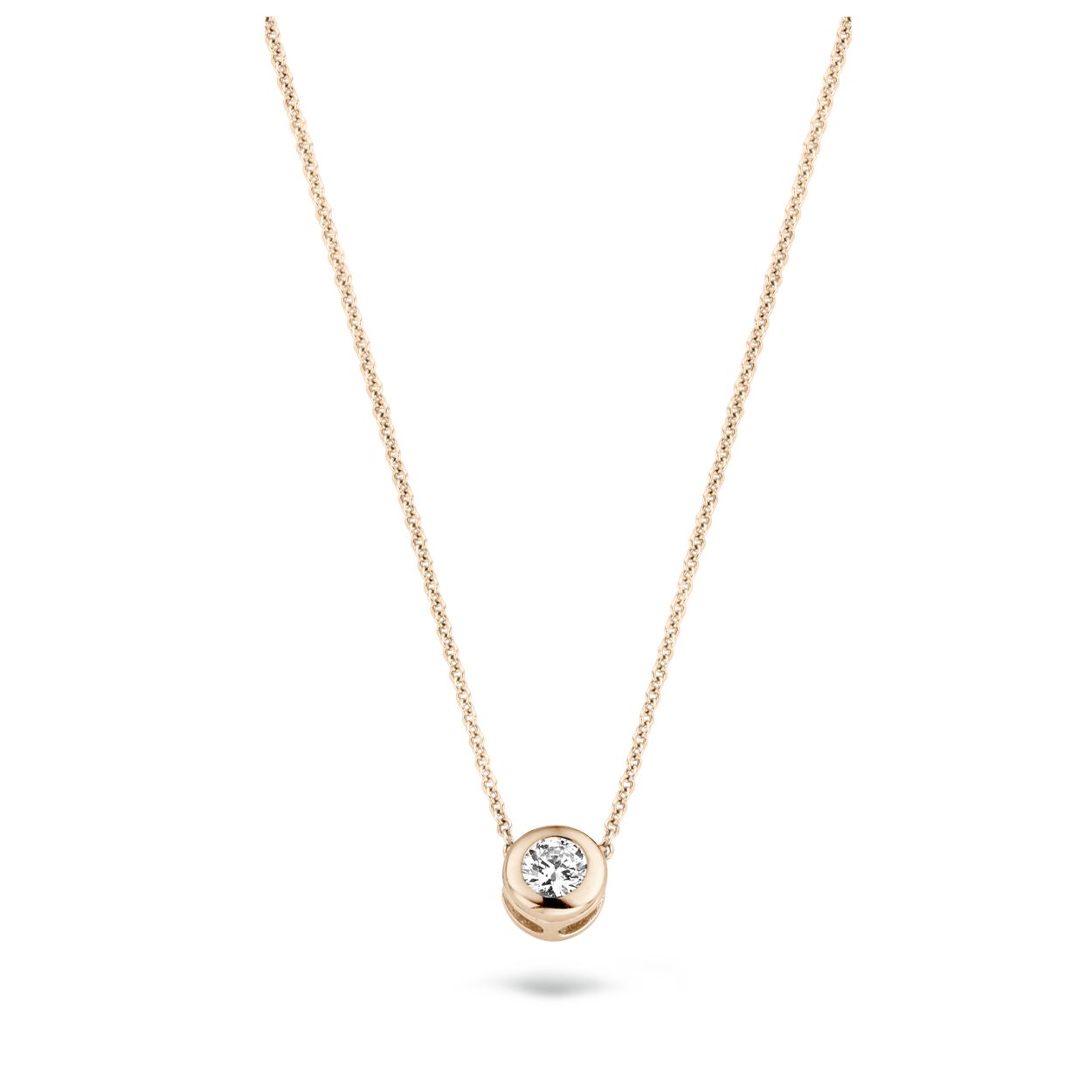 Blush Ketting 3052RZI -  Rosé Goud (14Krt.) met Zirconia