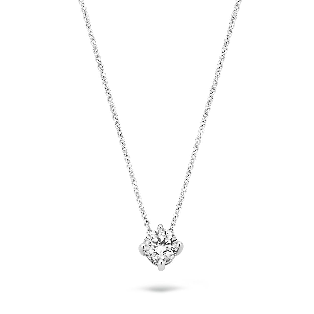 Blush Ketting 3057WZI -  Wit Goud (14Krt.) met Zirconia