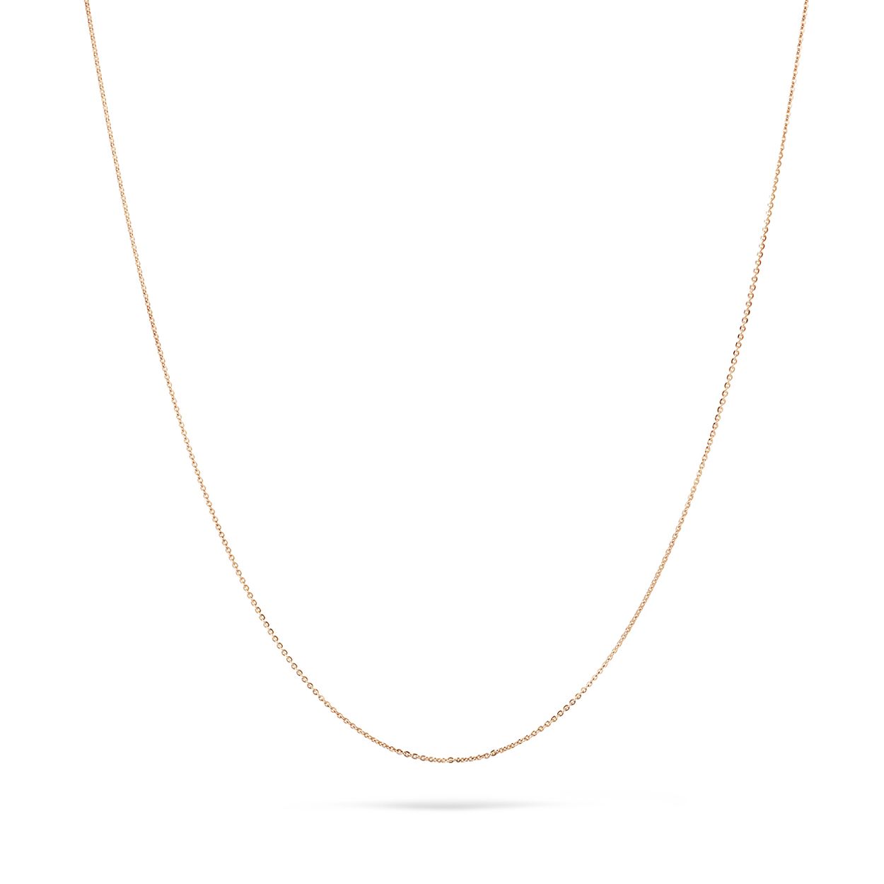 BLUSH ROODGOUDEN COLLIER 42CM