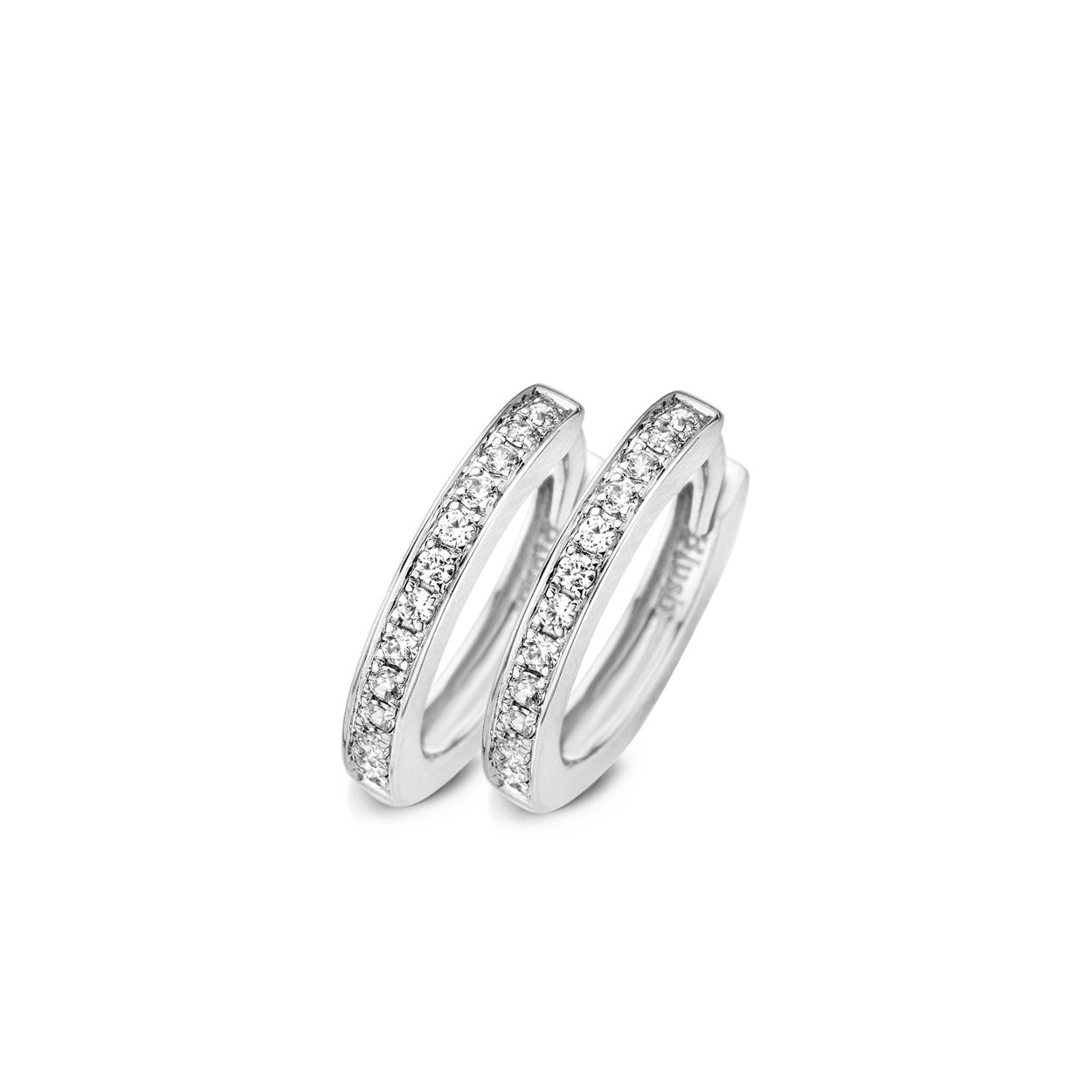Blush Oorbellen 7163WZI -  Wit Goud (14Krt.) met Zirconia